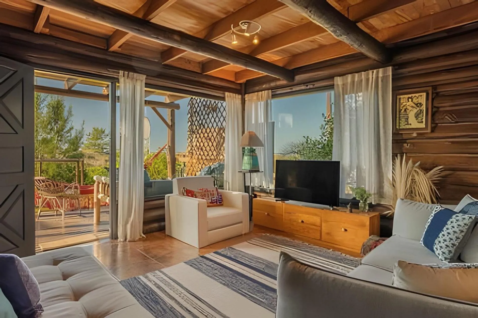 Living room in Villa Sayuri