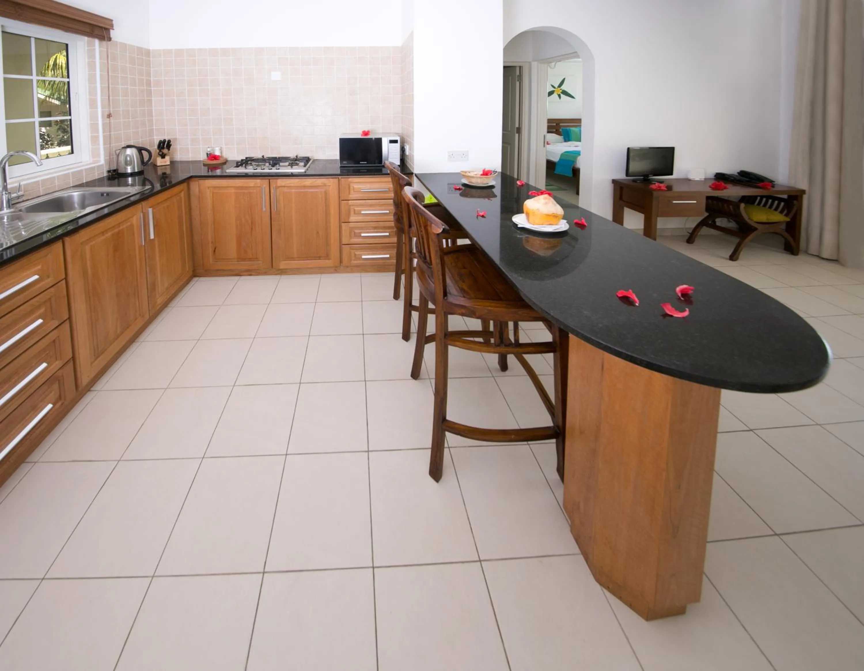 Kitchen or kitchenette in Villa Koket