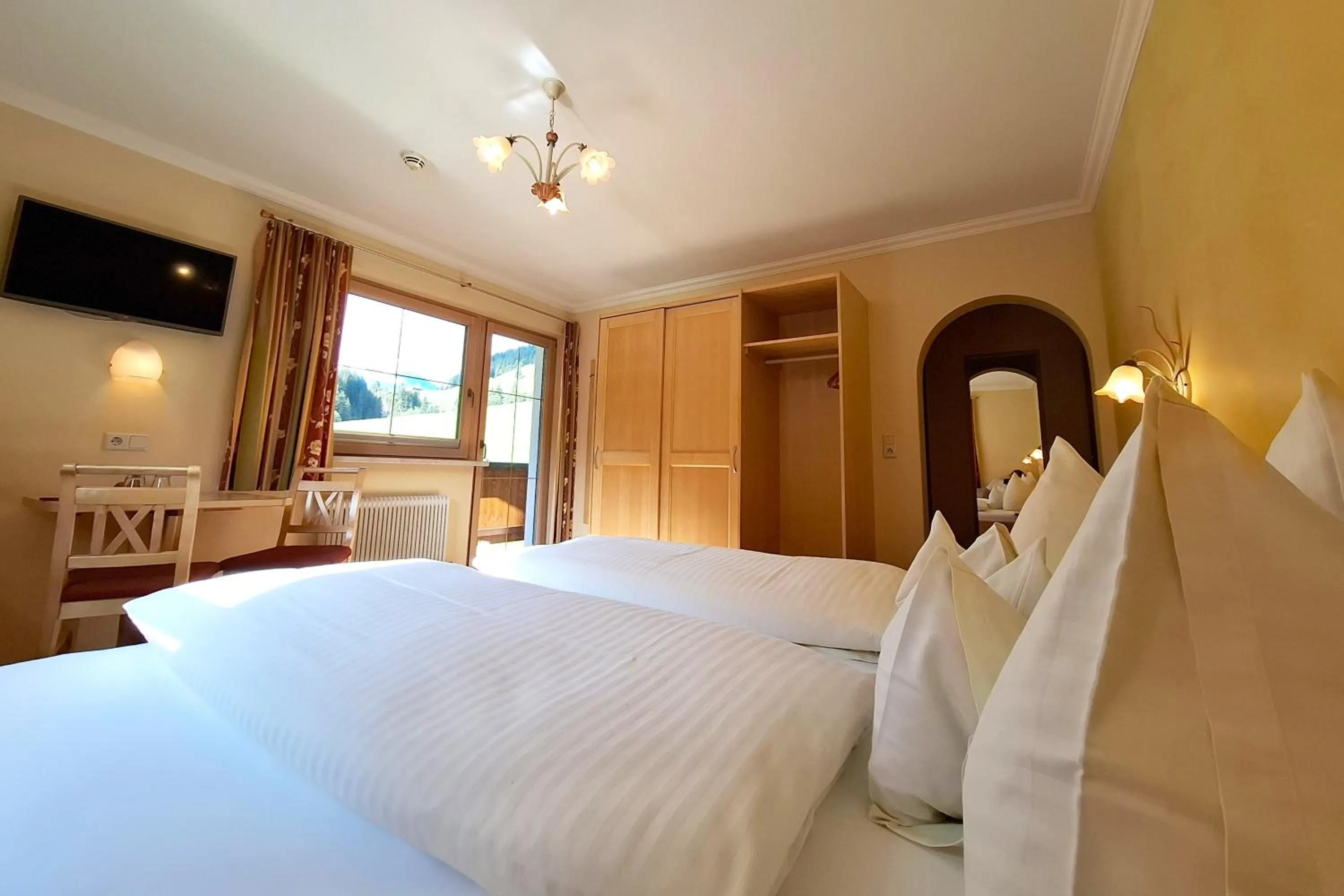 Bedroom, Bed in Haus Tirol