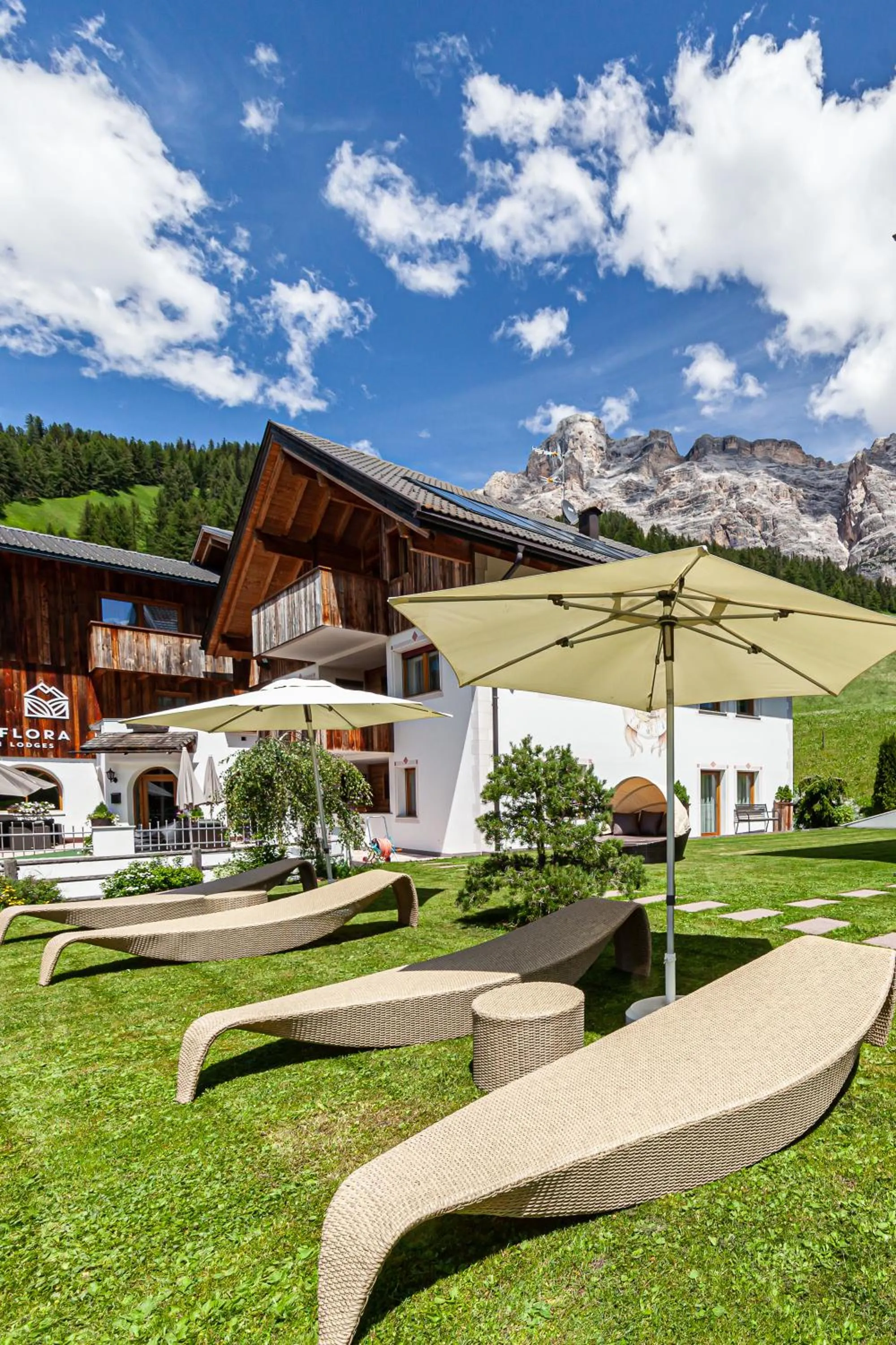 Garden in Villa Flora Mountain Lodges