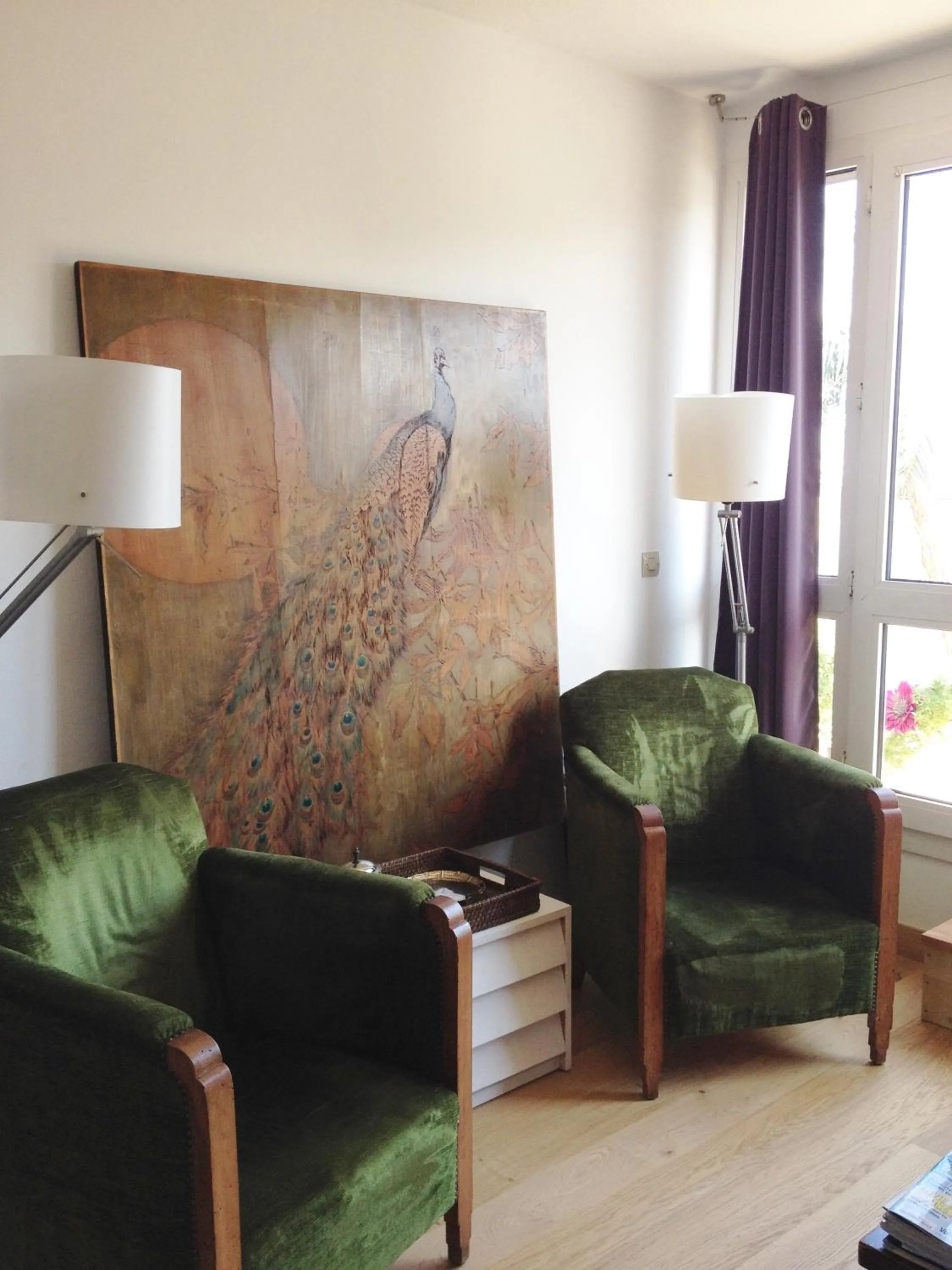 Living room in La Petite Maison