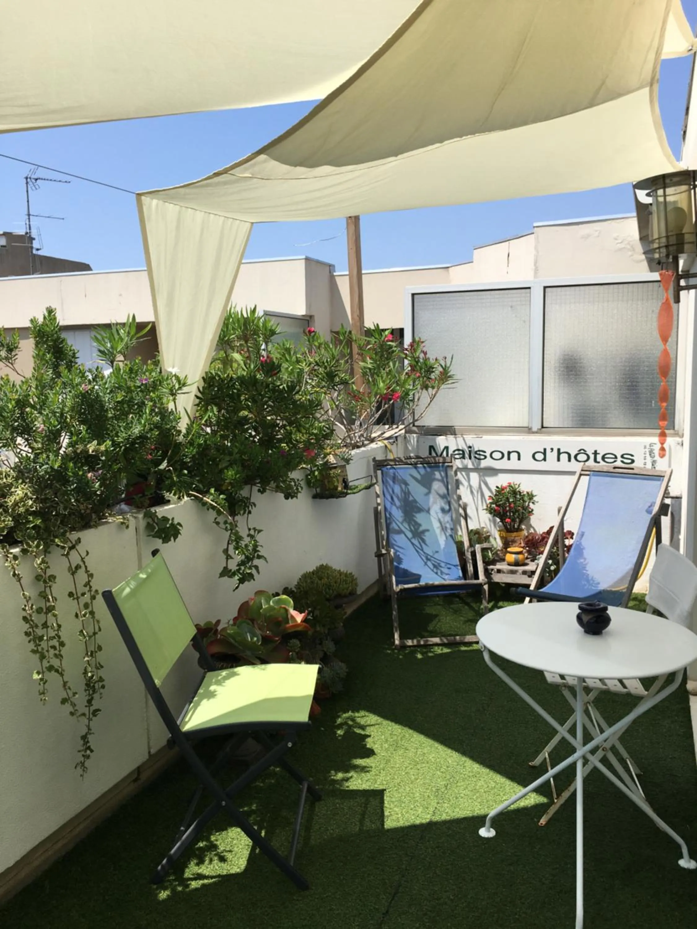 Patio in La Petite Maison