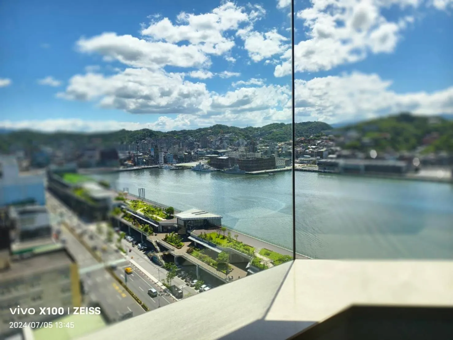 City view in Evergreen Laurel Hotel - Keelung