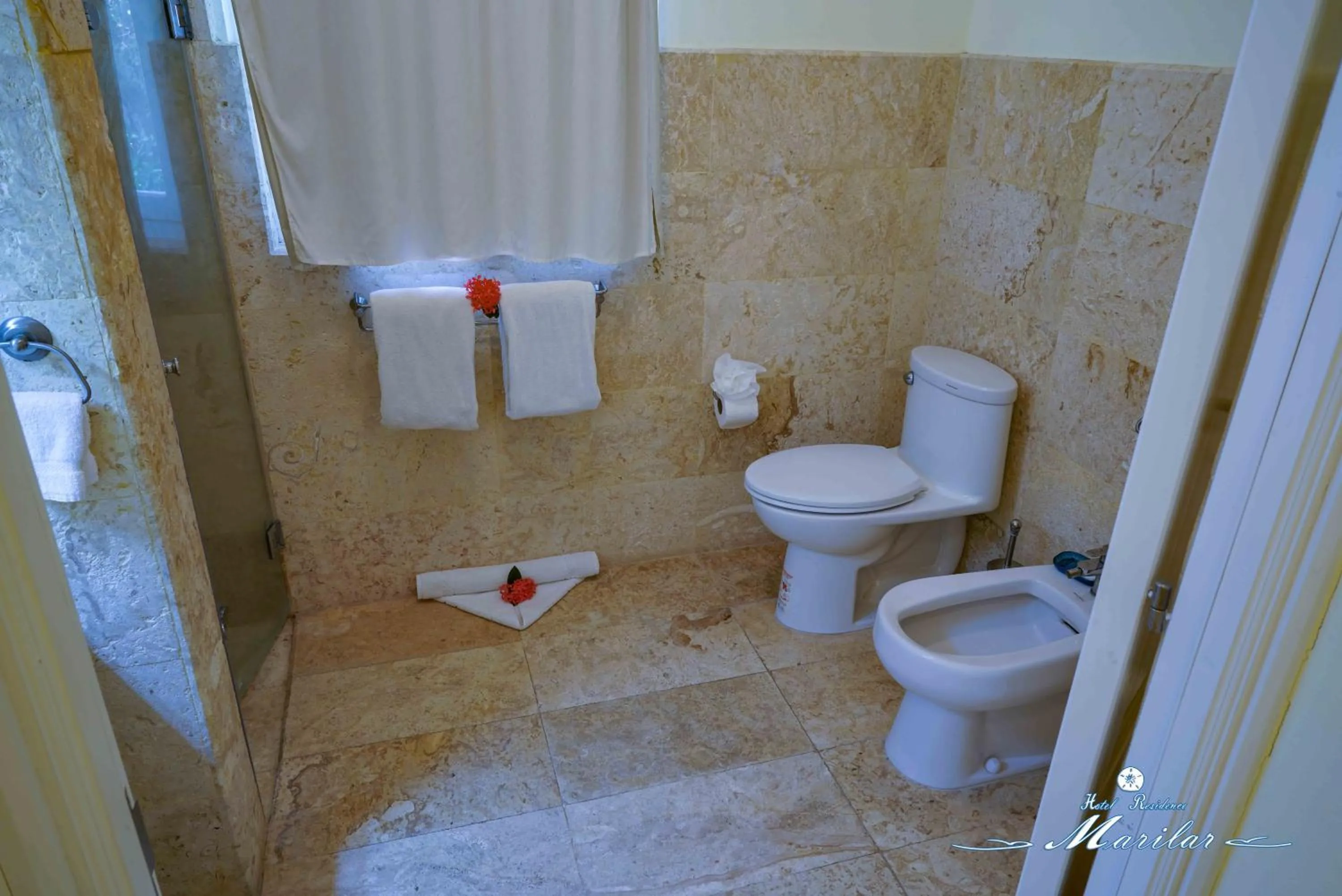 Bathroom in Hotel Residence Marilar
