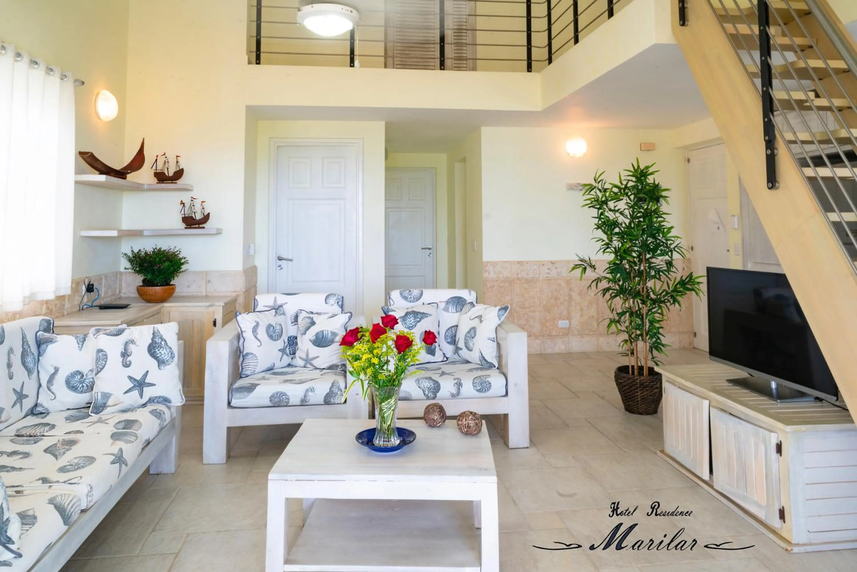 Living room in Hotel Residence Marilar