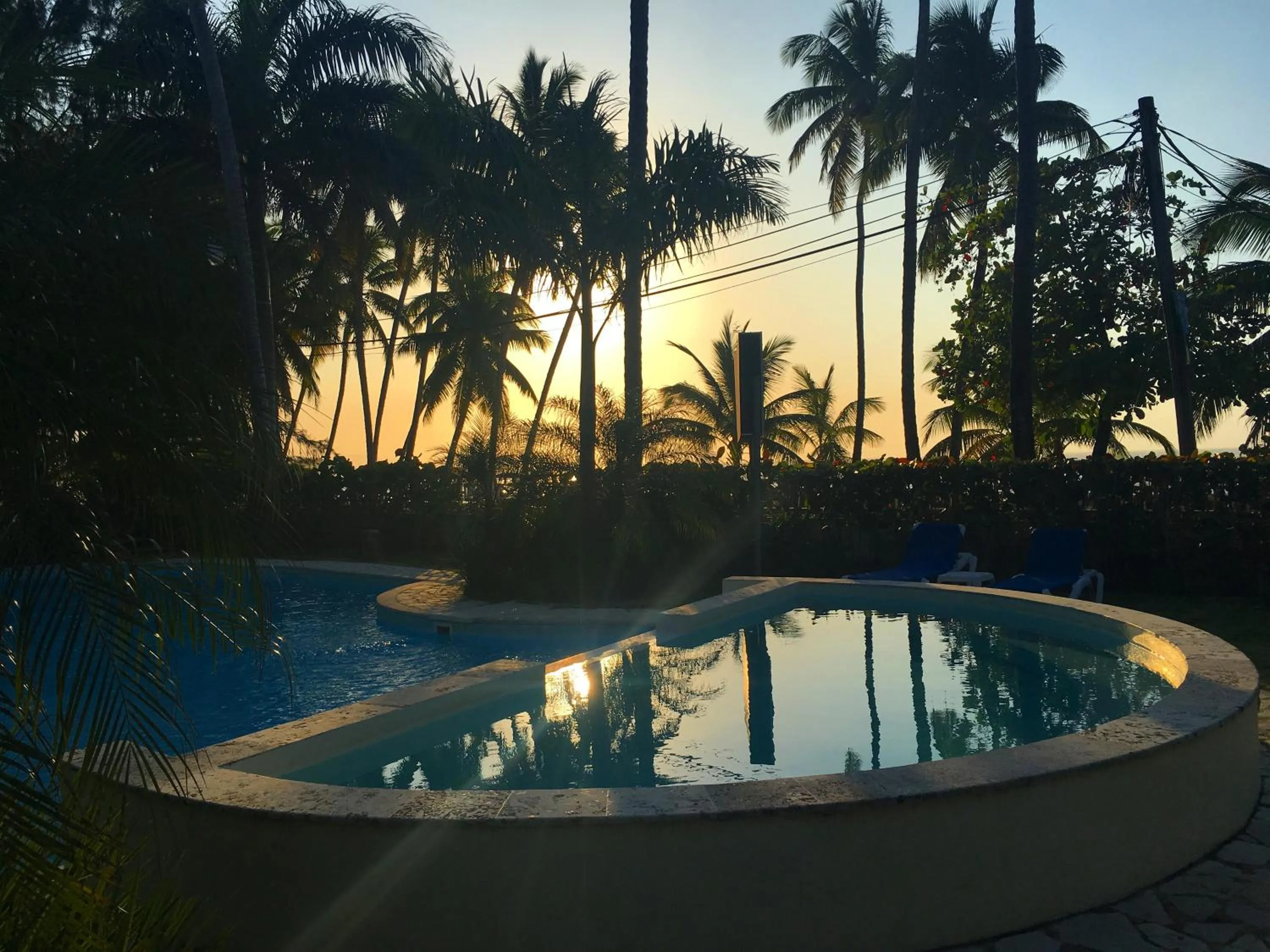 Swimming pool in Hotel Residence Marilar