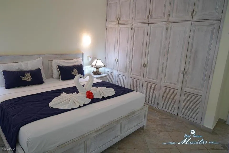 Bedroom, Bed in Hotel Residence Marilar