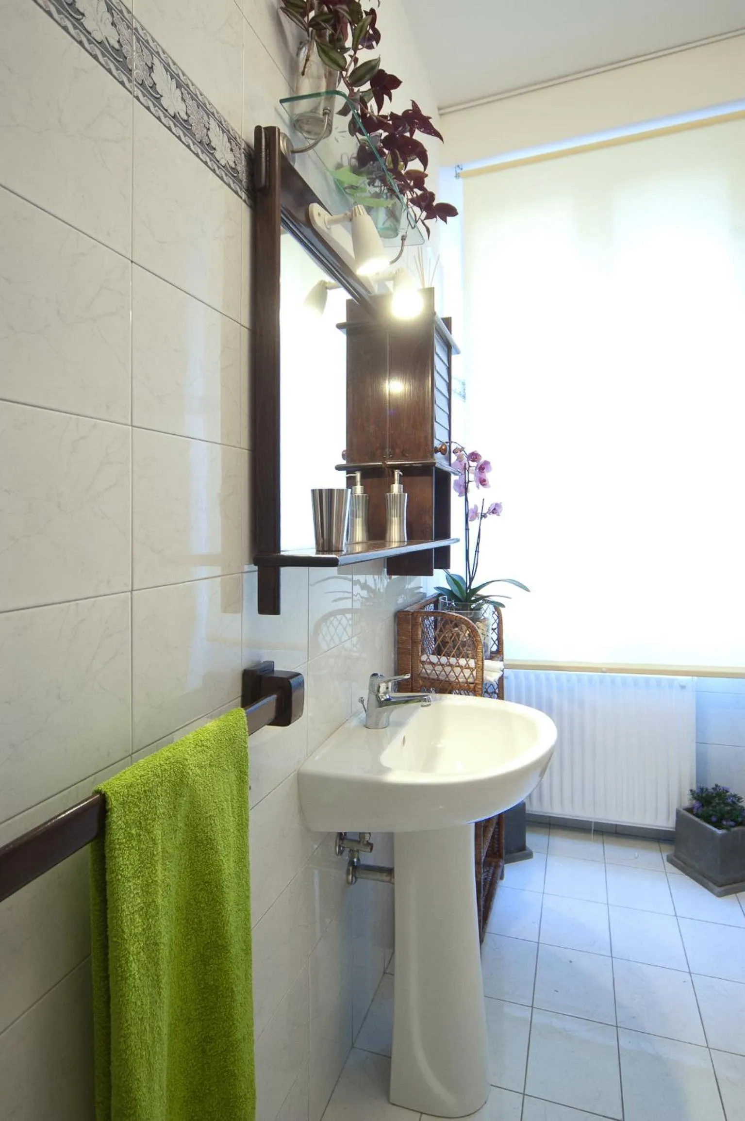 Bathroom in Light of Rome