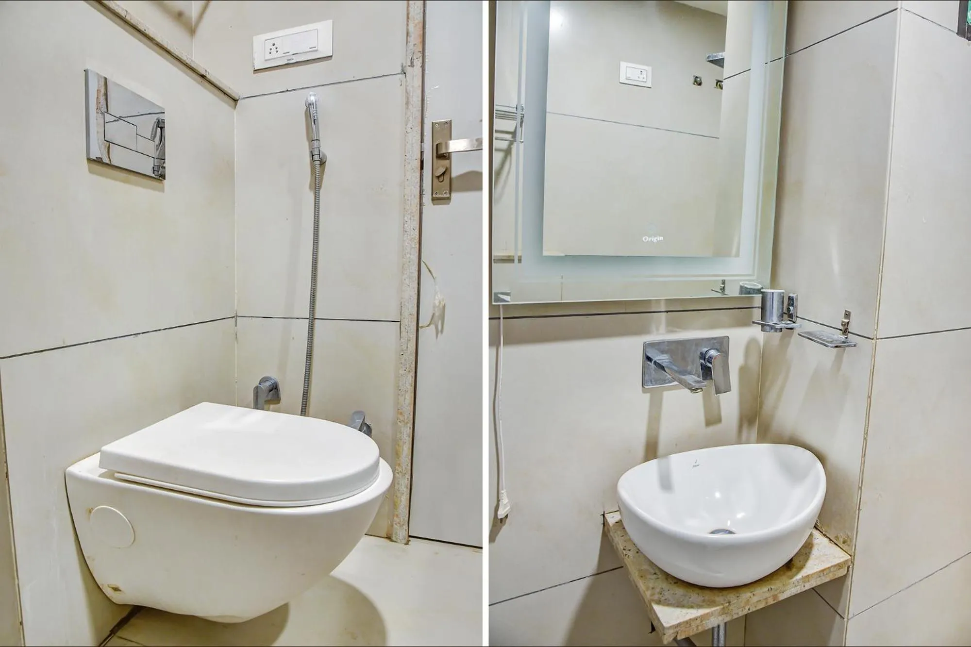 Bathroom in FabHotel Prime OM Palace