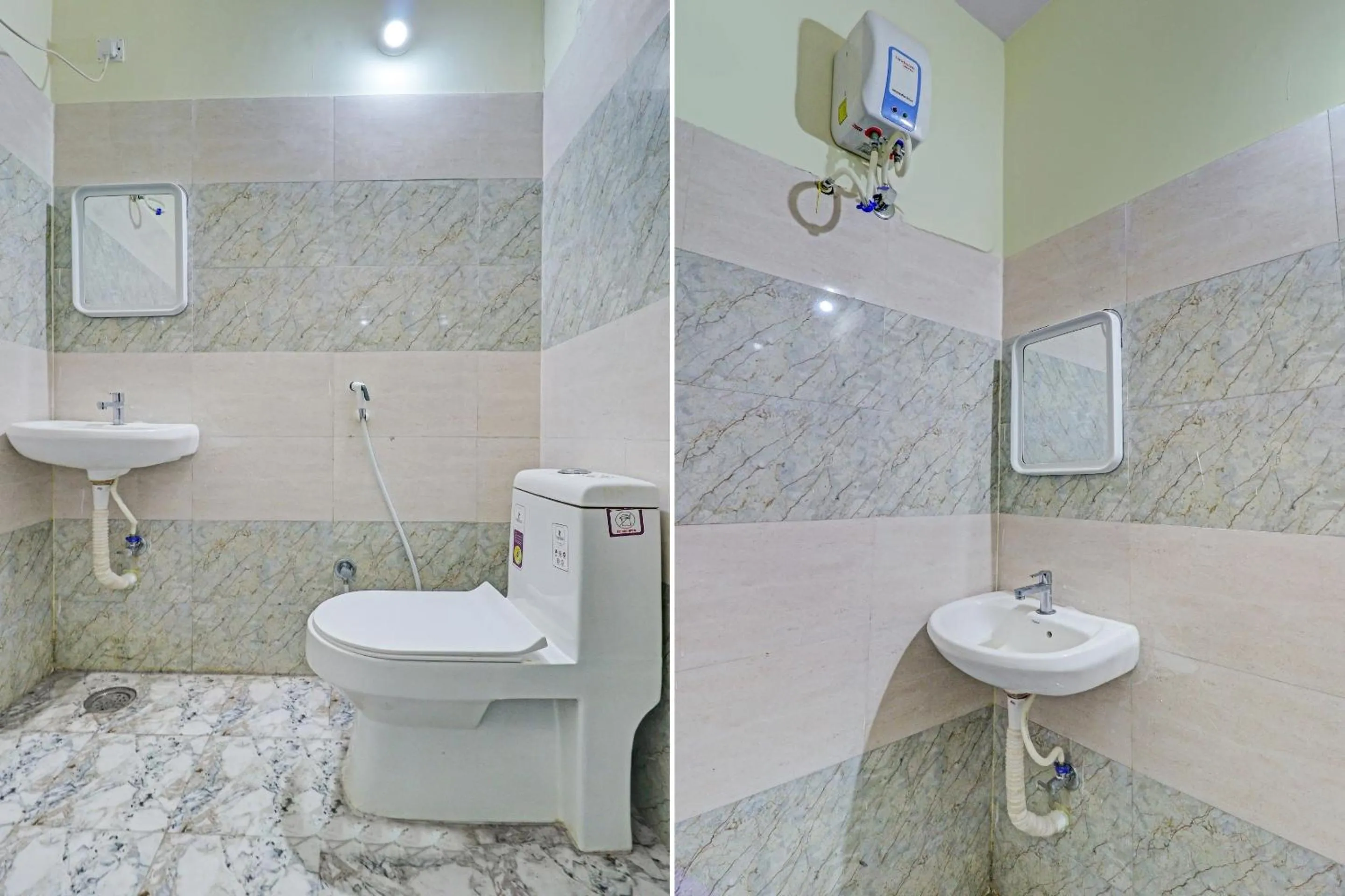 Bathroom in Hotel O by OYO Abhi's R Square