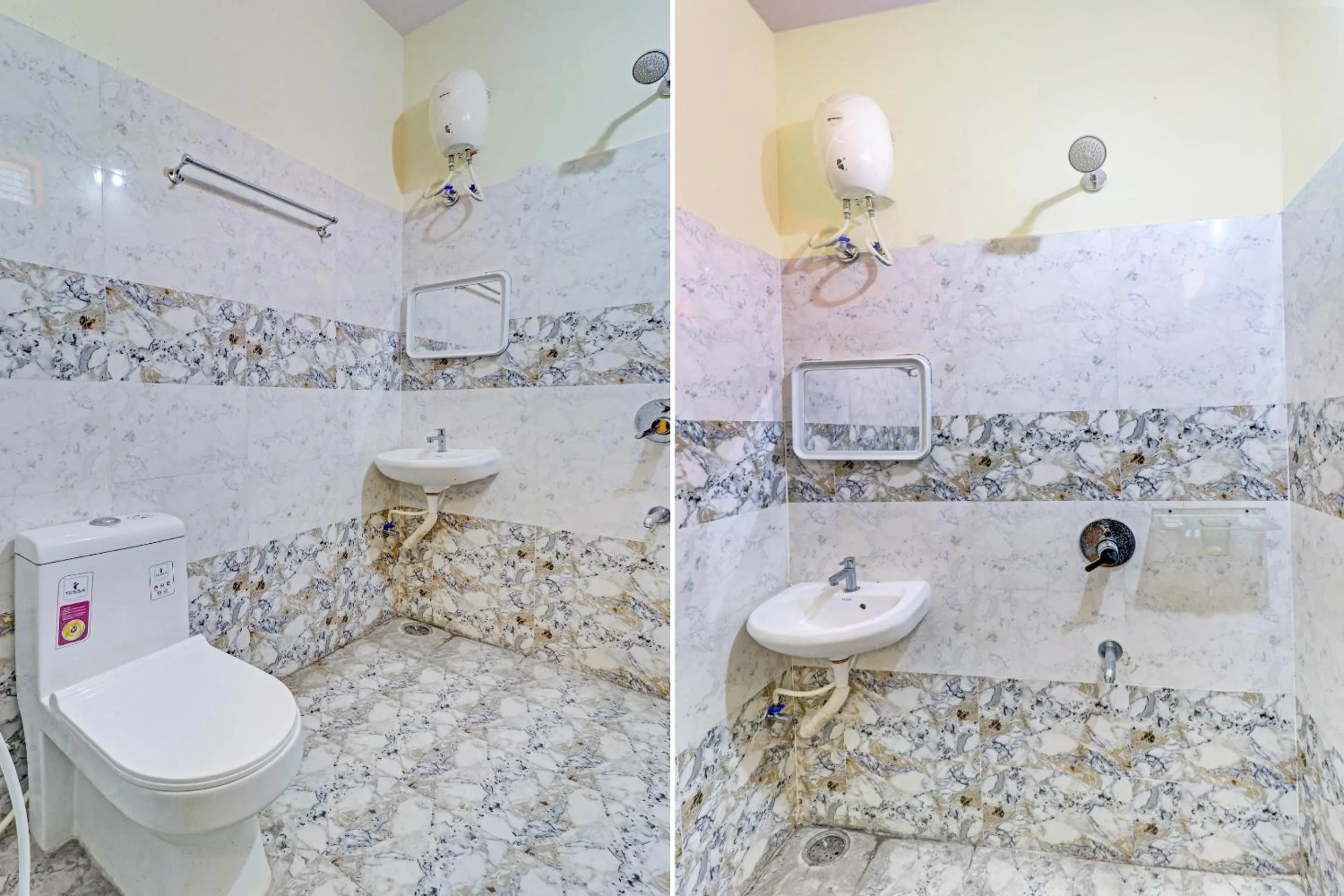 Bathroom in Hotel O by OYO Abhi's R Square