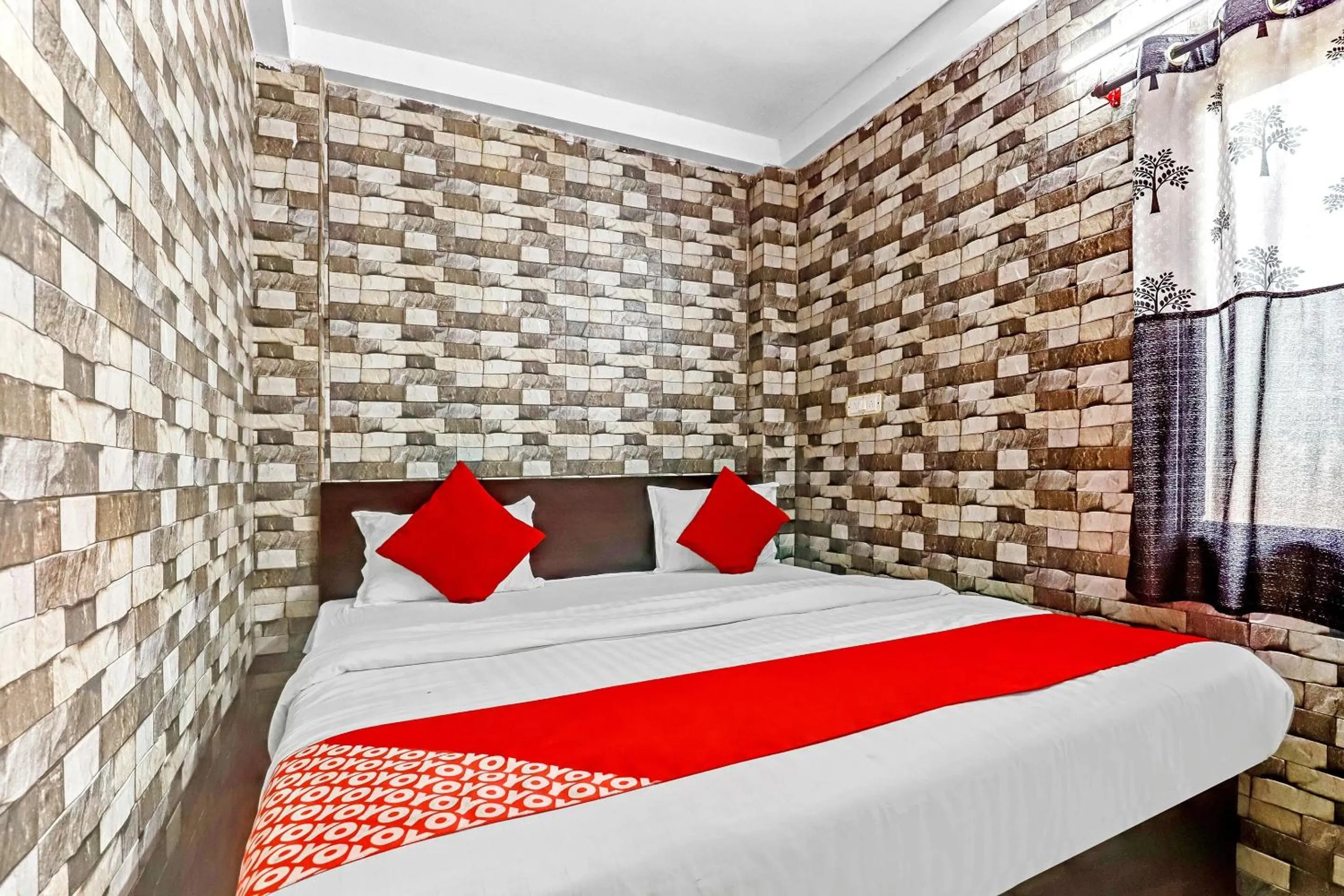 Bedroom, Bed in Hotel O Chintamani Inn Service Apartment