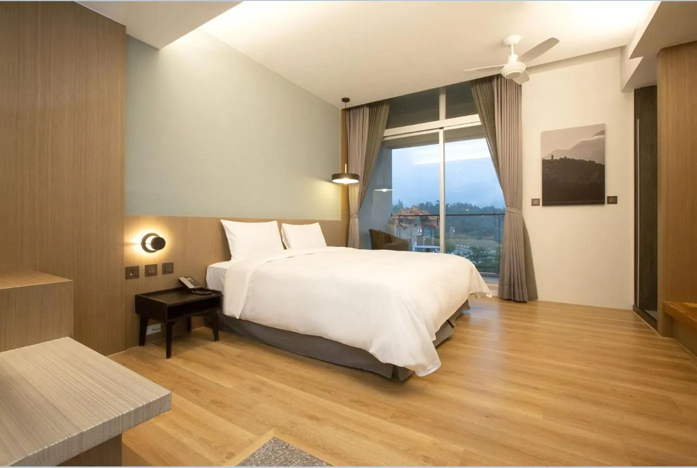 Bed in Hotelday Sun Moon Lake