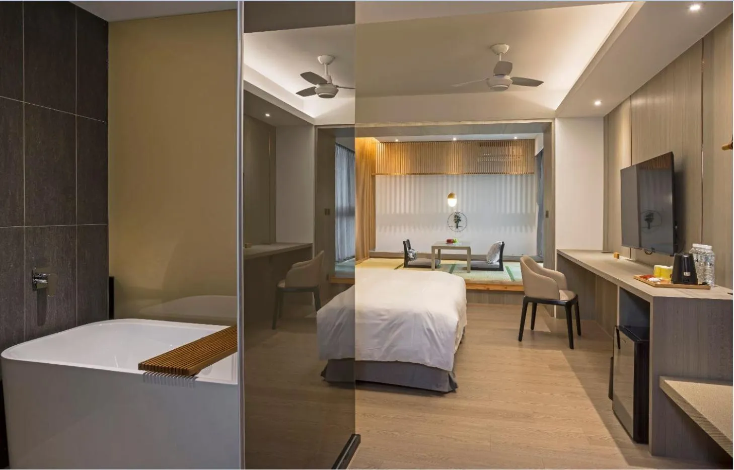 Bed in Hotelday Sun Moon Lake