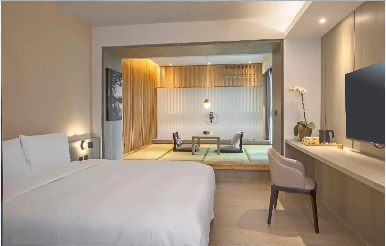 Bed in Hotelday Sun Moon Lake Bed in Hotelday Sun Moon Lake