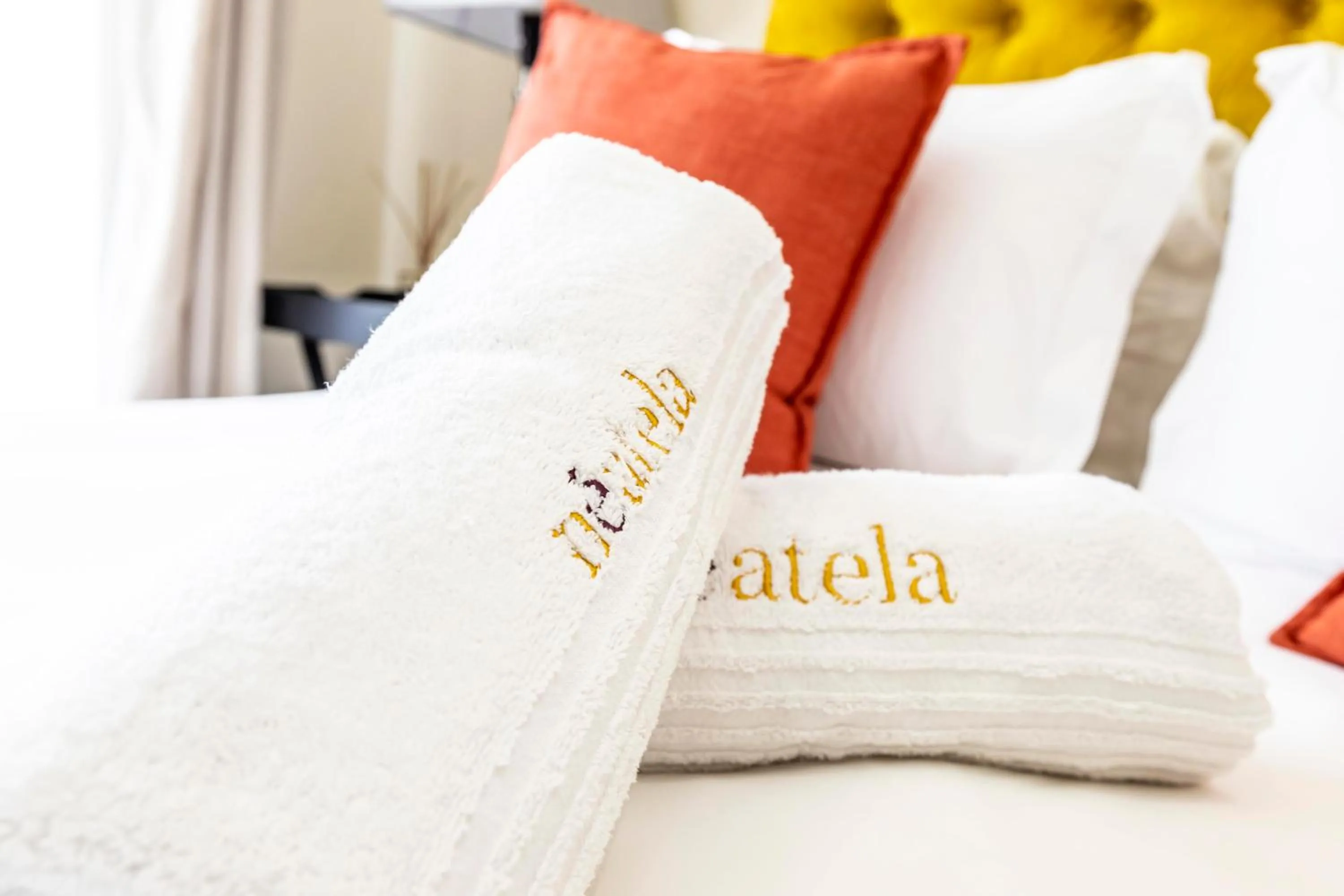 towels, Bed in Modern Executive Unit