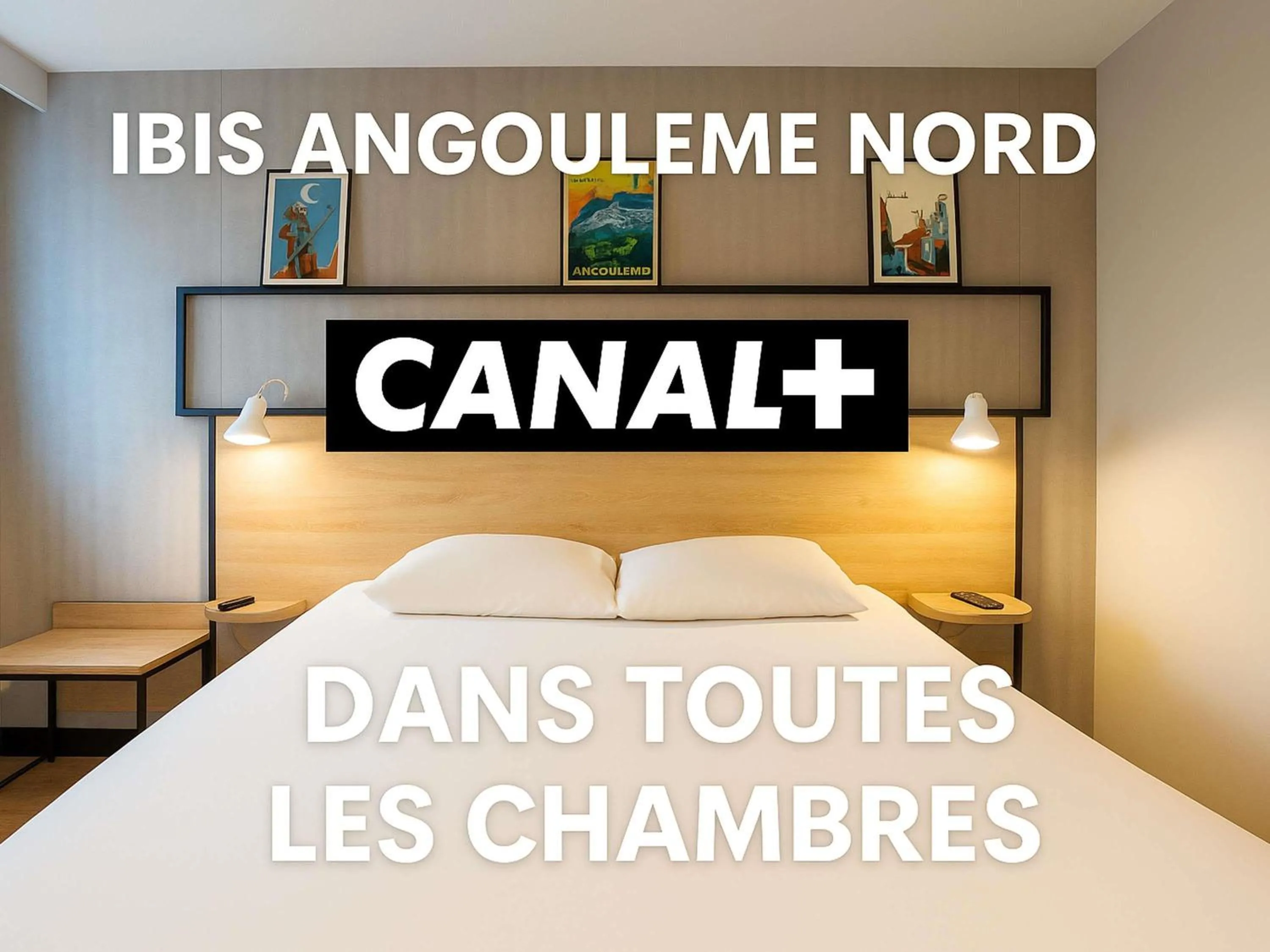 Bedroom, Bed in Ibis Angoulême Nord