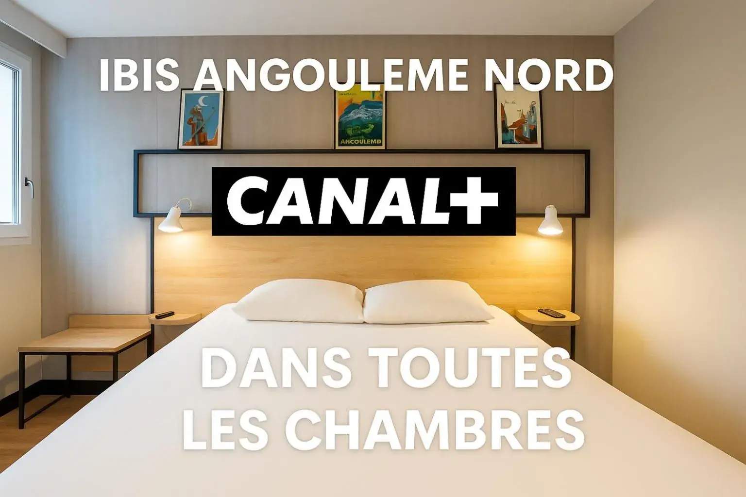 TV and multimedia, Bed in Ibis Angoulême Nord TV and multimedia, Bed in Ibis Angoulême Nord