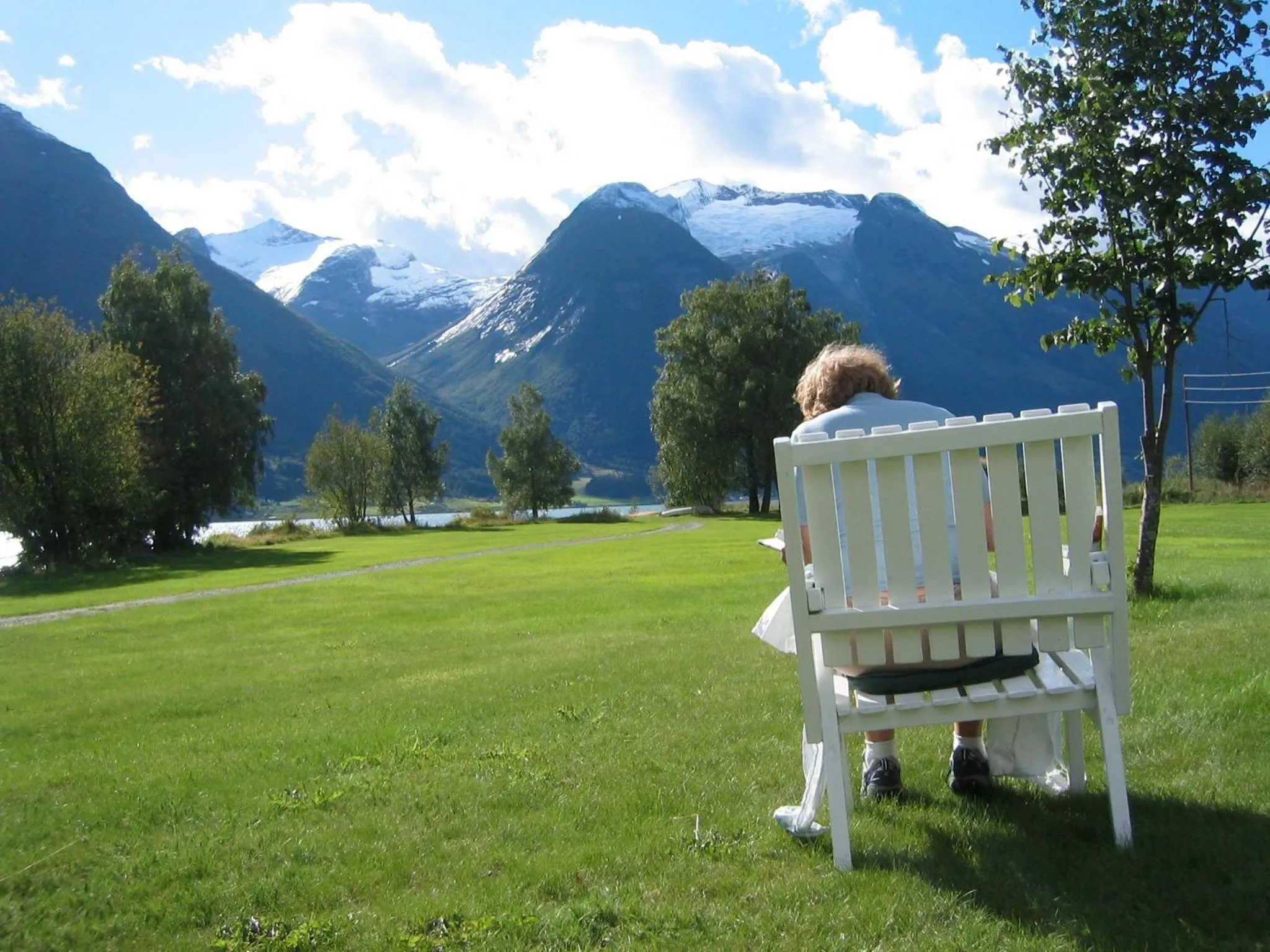 Garden in Hjelle Hotel