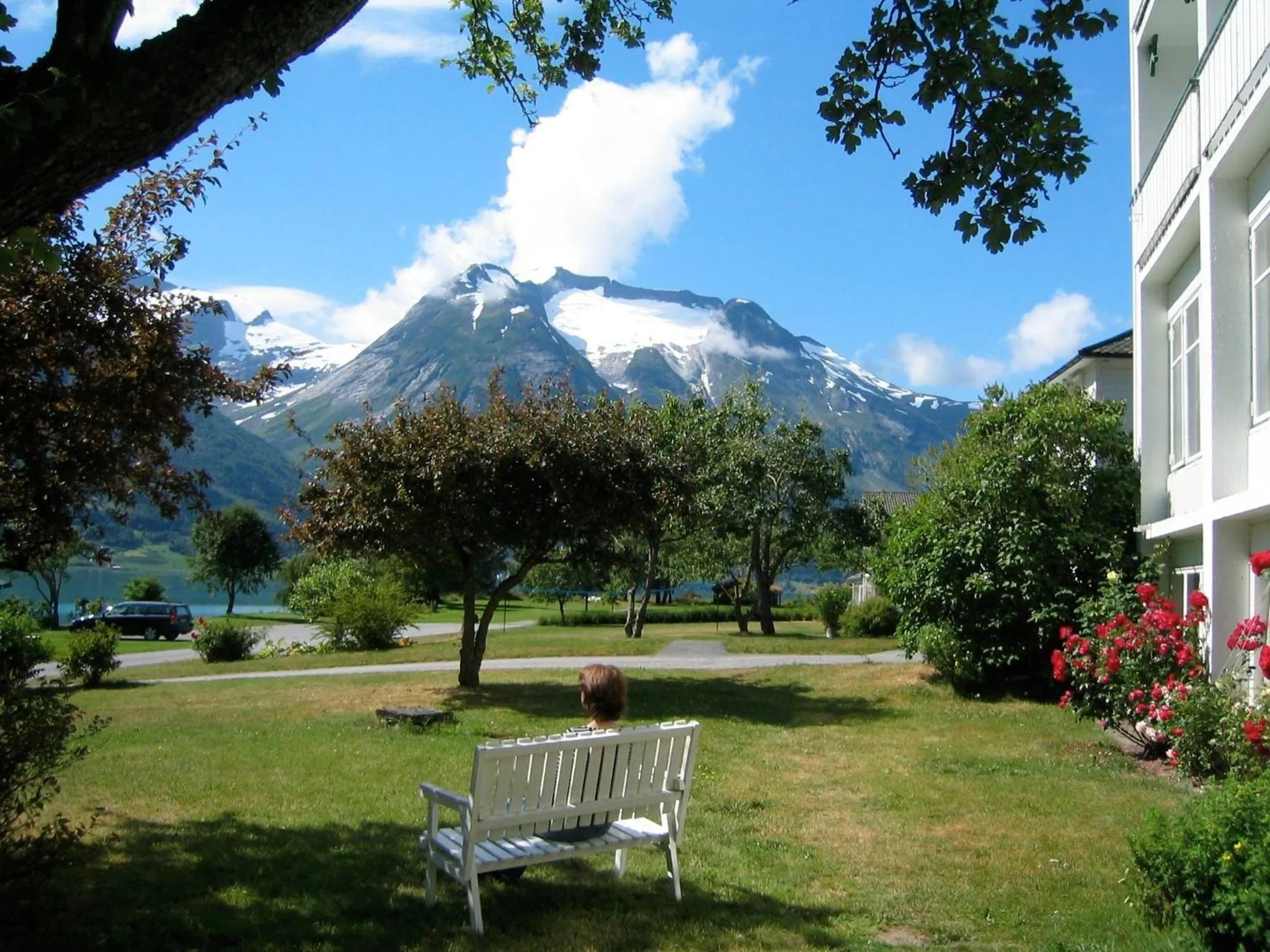 Garden in Hjelle Hotel
