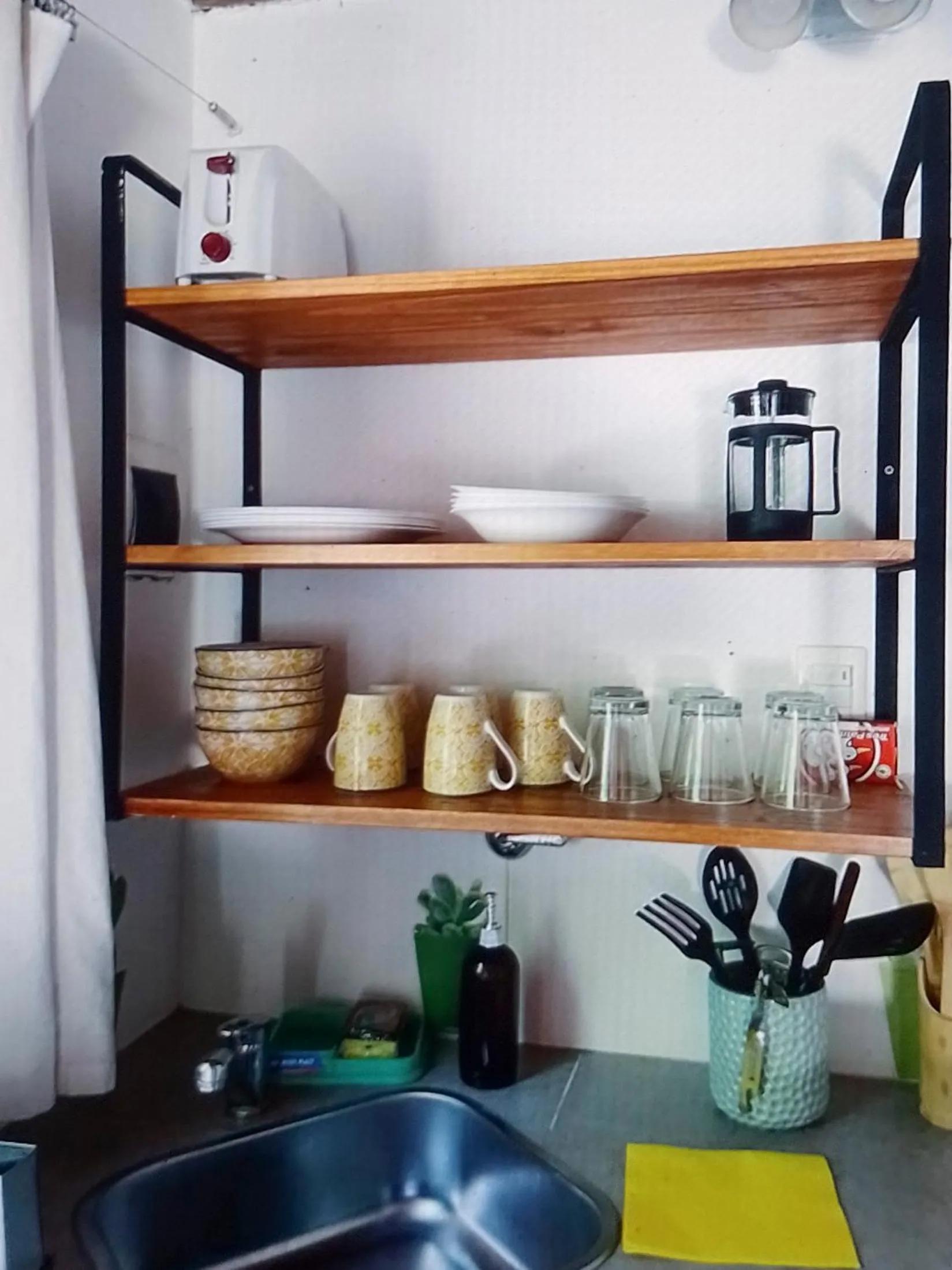 Kitchen or kitchenette in Cabañas Las Sirenas