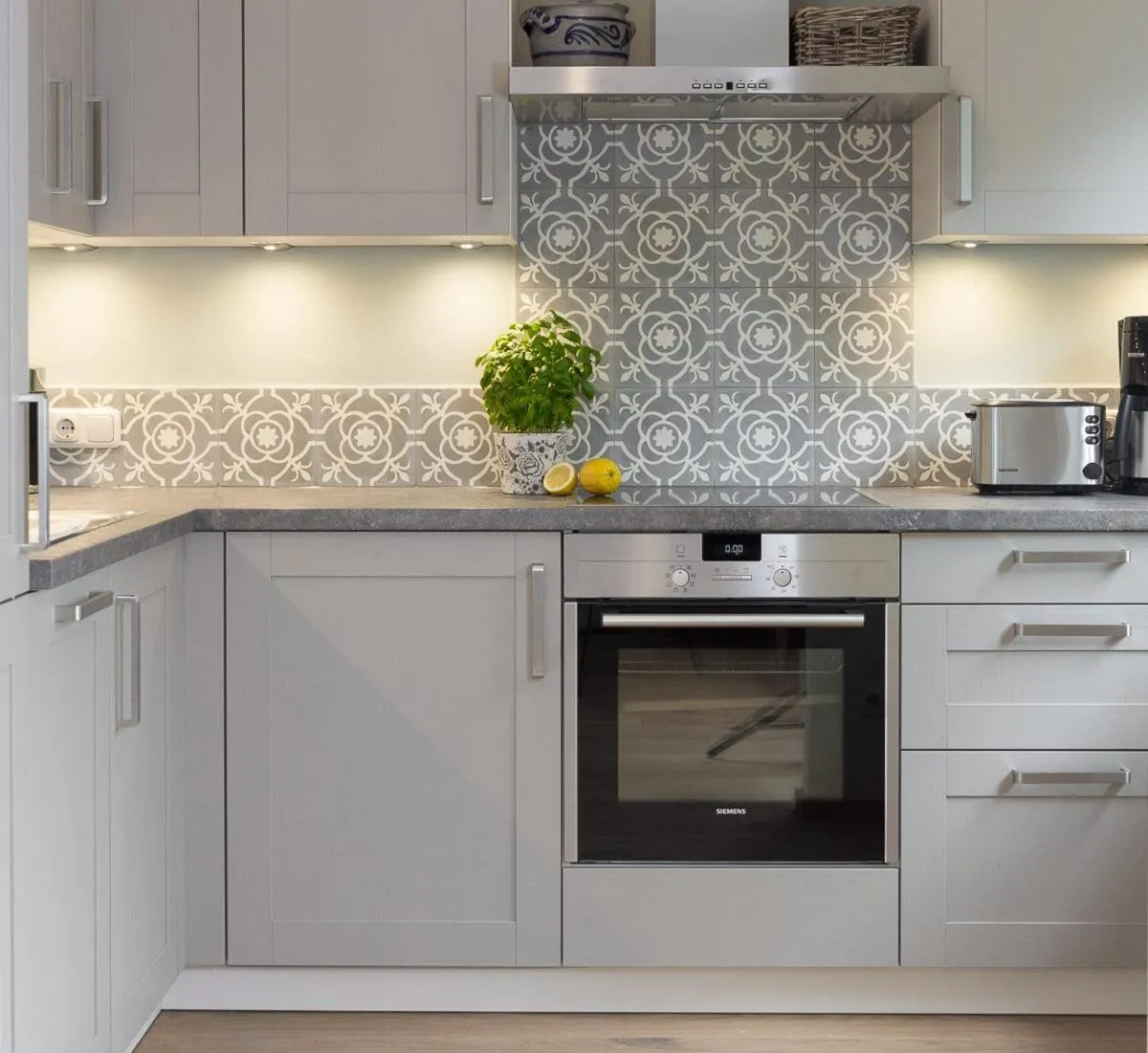 Kitchen or kitchenette in Alpenhof Garnihotel & Ferienwohnungen