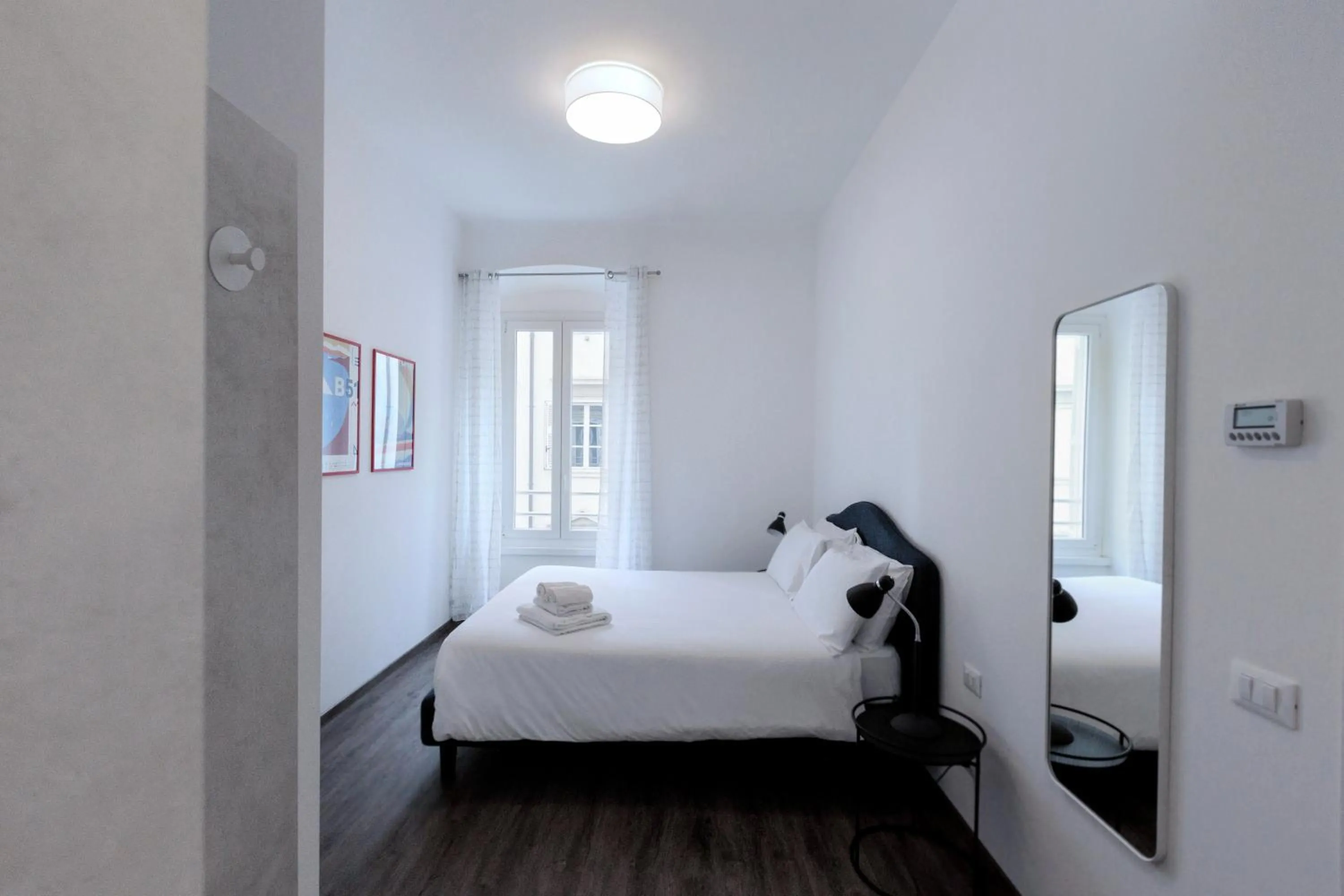 Bedroom, Bed in Residence Piazza Giotti 8