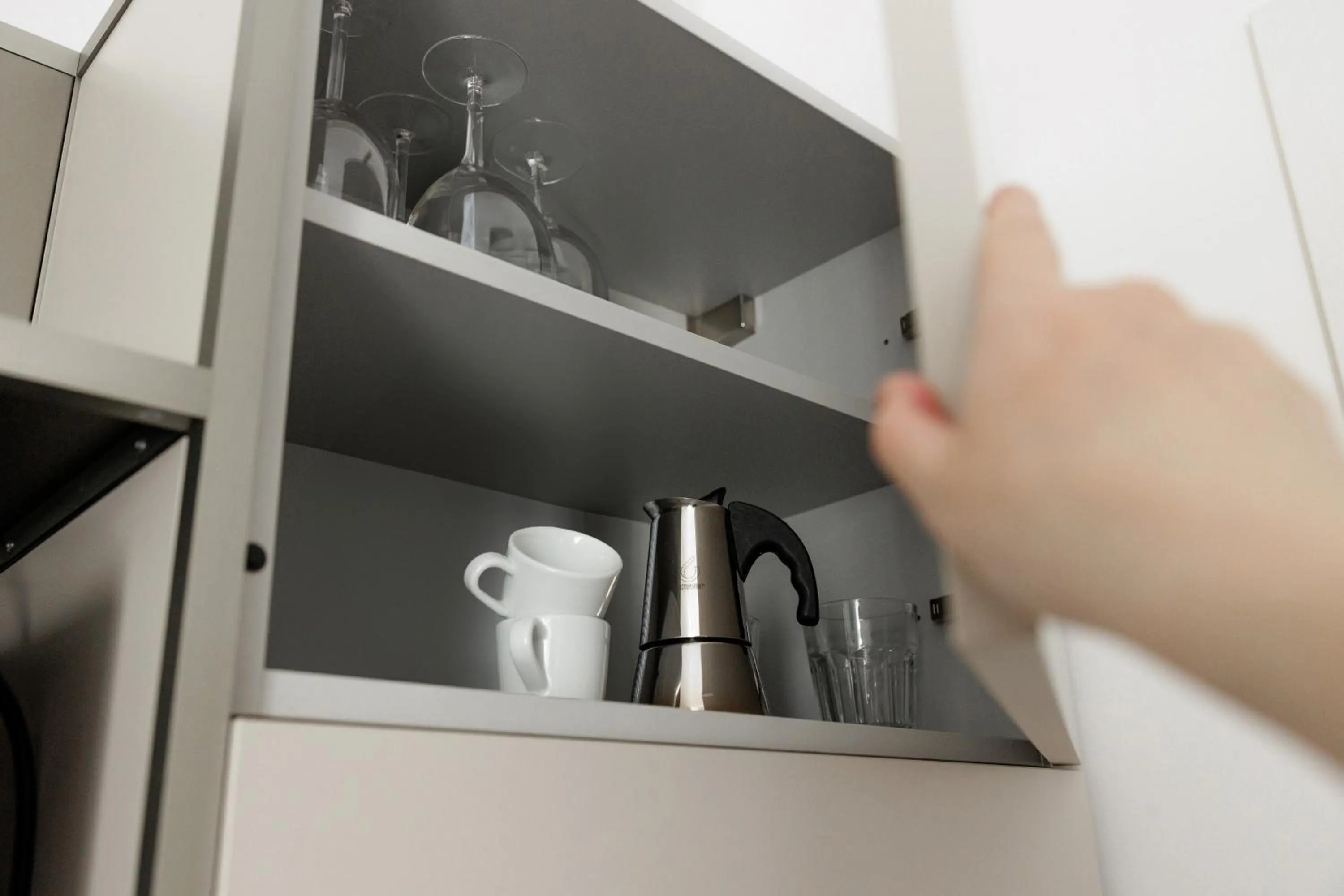 Kitchen or kitchenette in Residence Piazza Giotti 8