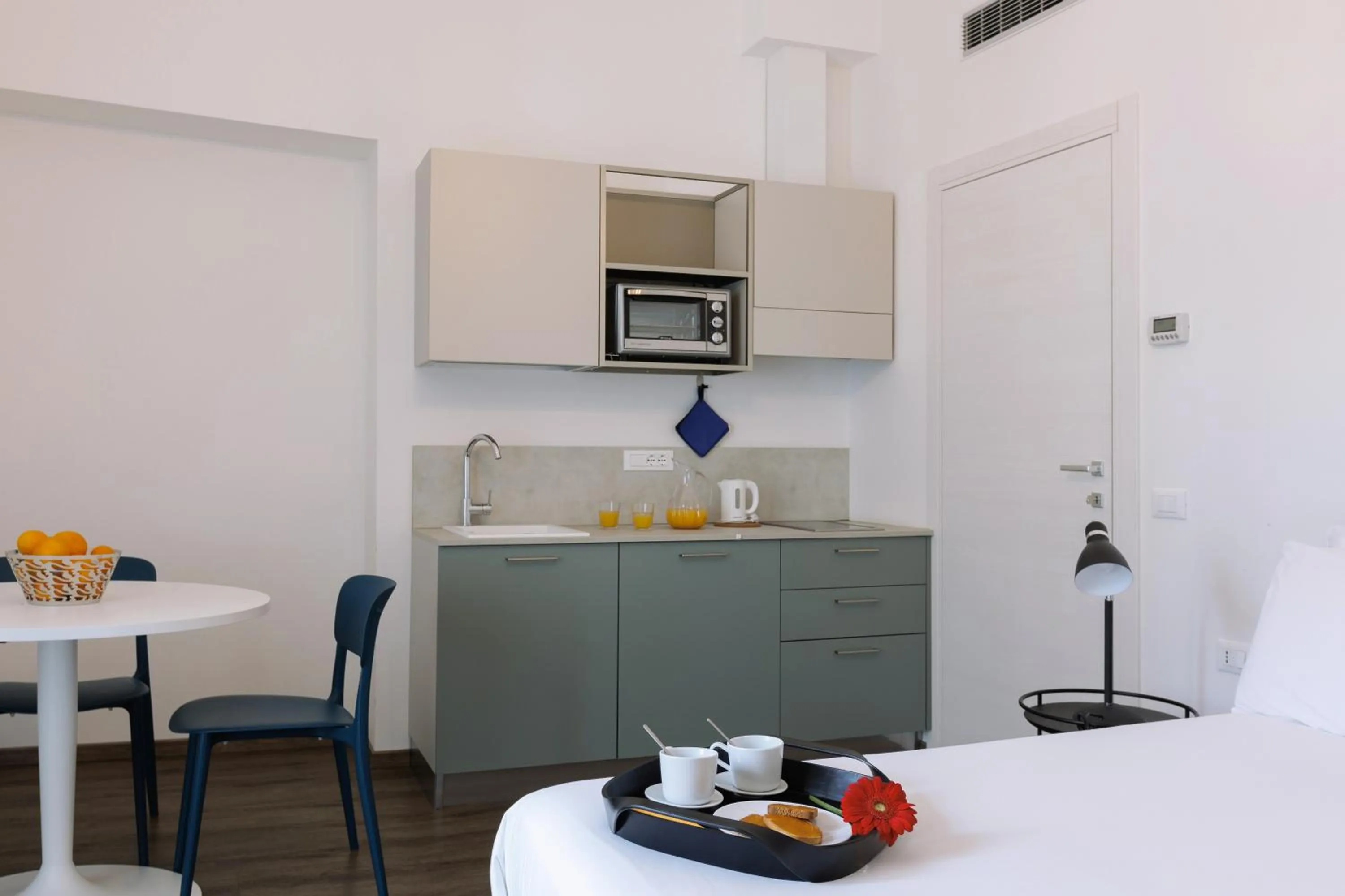 Kitchen or kitchenette in Residence Piazza Giotti 8