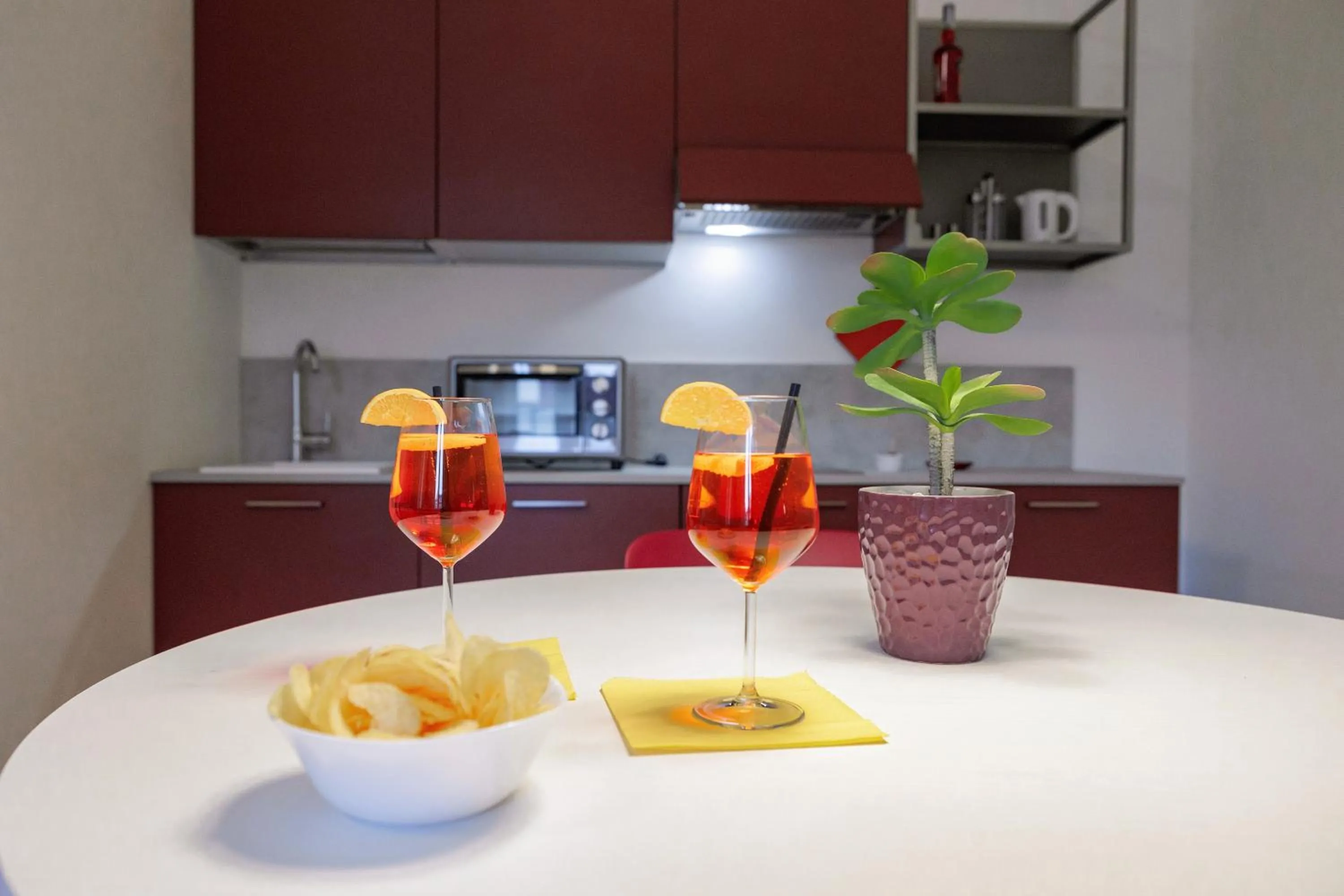 Kitchen or kitchenette in Residence Piazza Giotti 8