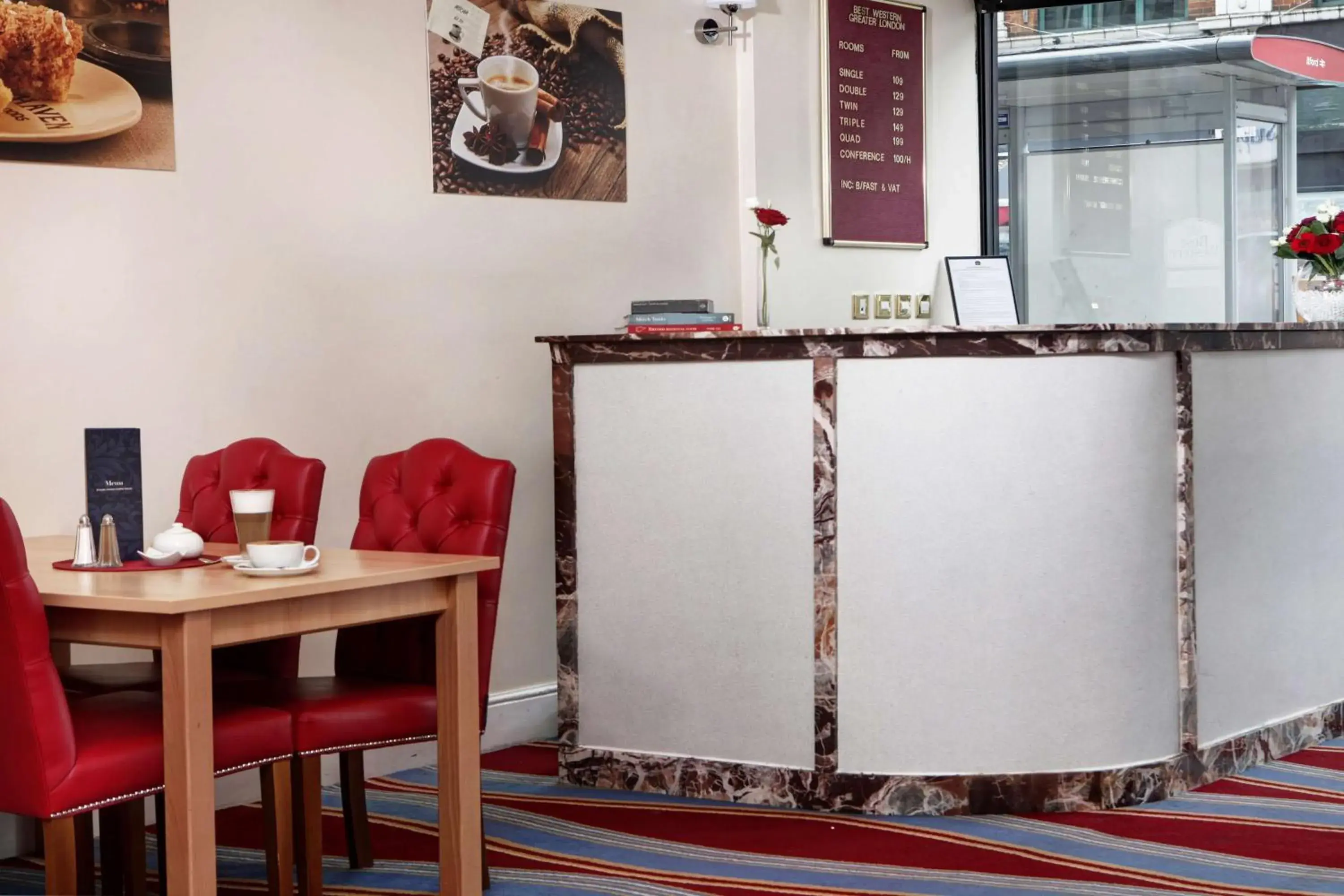 Lobby or reception in Best Western Greater London Lobby or reception in Best Western Greater London