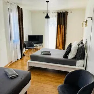 Bed in Les Chambres de la bourse