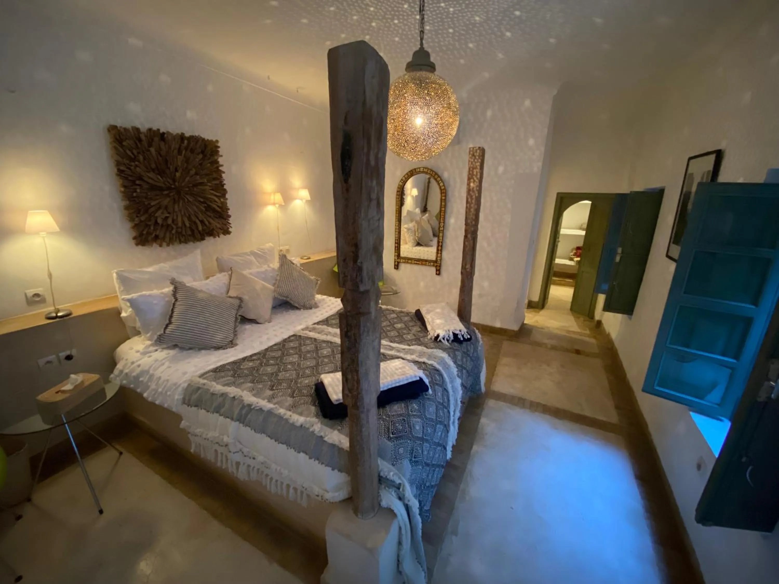 Photo of the whole room, Bed in Riad Timila