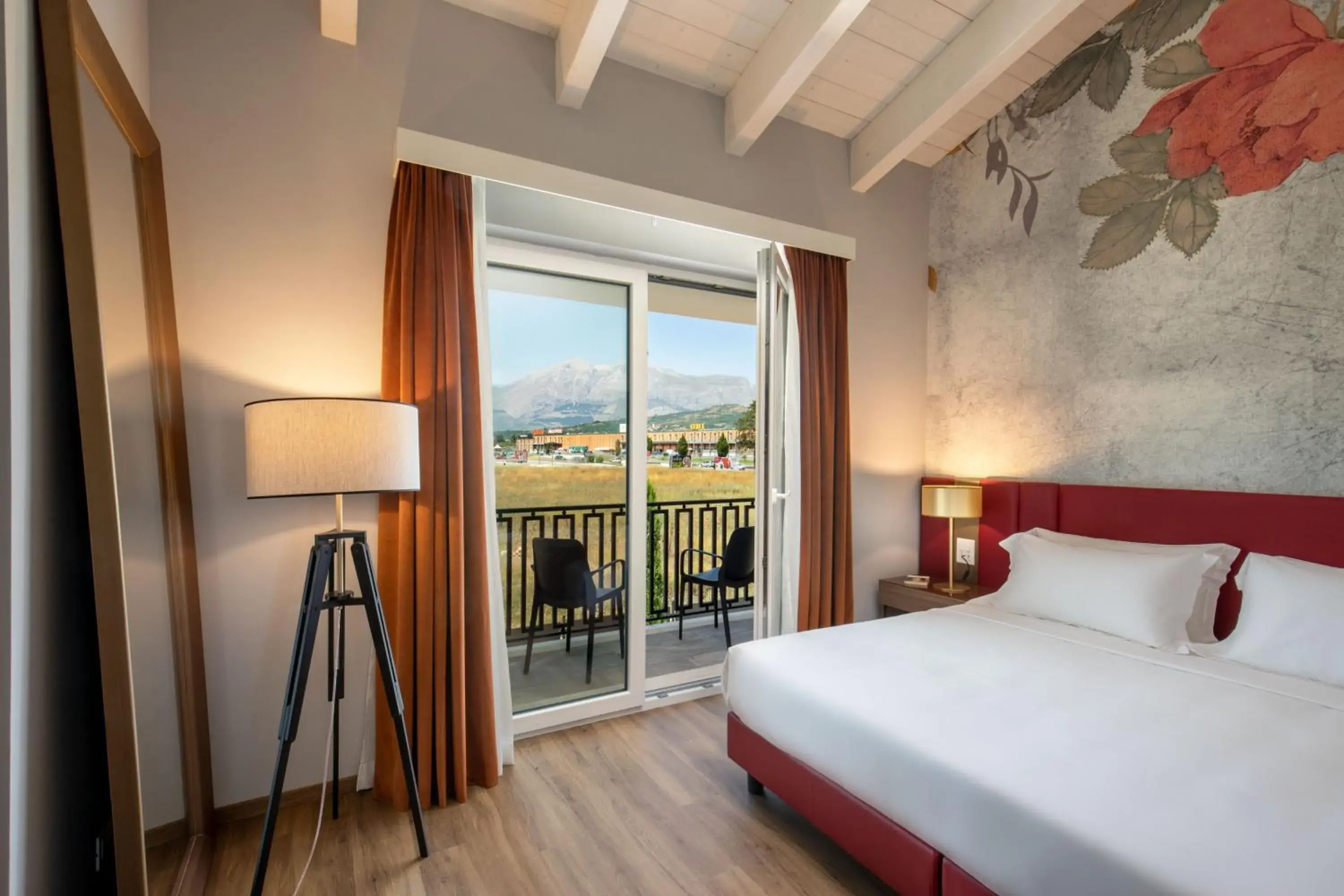 Balcony/Terrace, Bed in Hotel Della Piana Balcony/Terrace, Bed in Hotel Della Piana