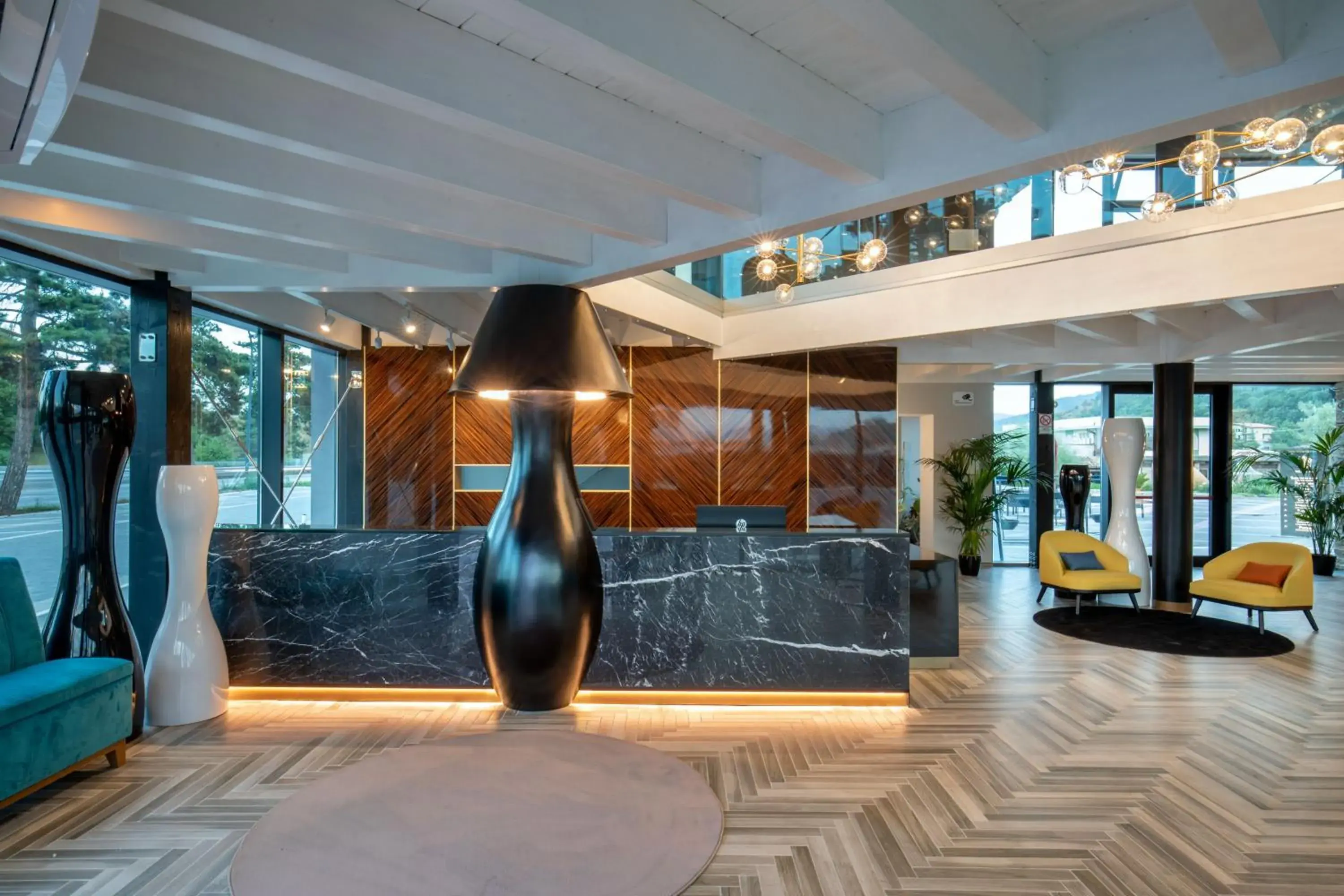 Lobby or reception in Hotel Della Piana Lobby or reception in Hotel Della Piana