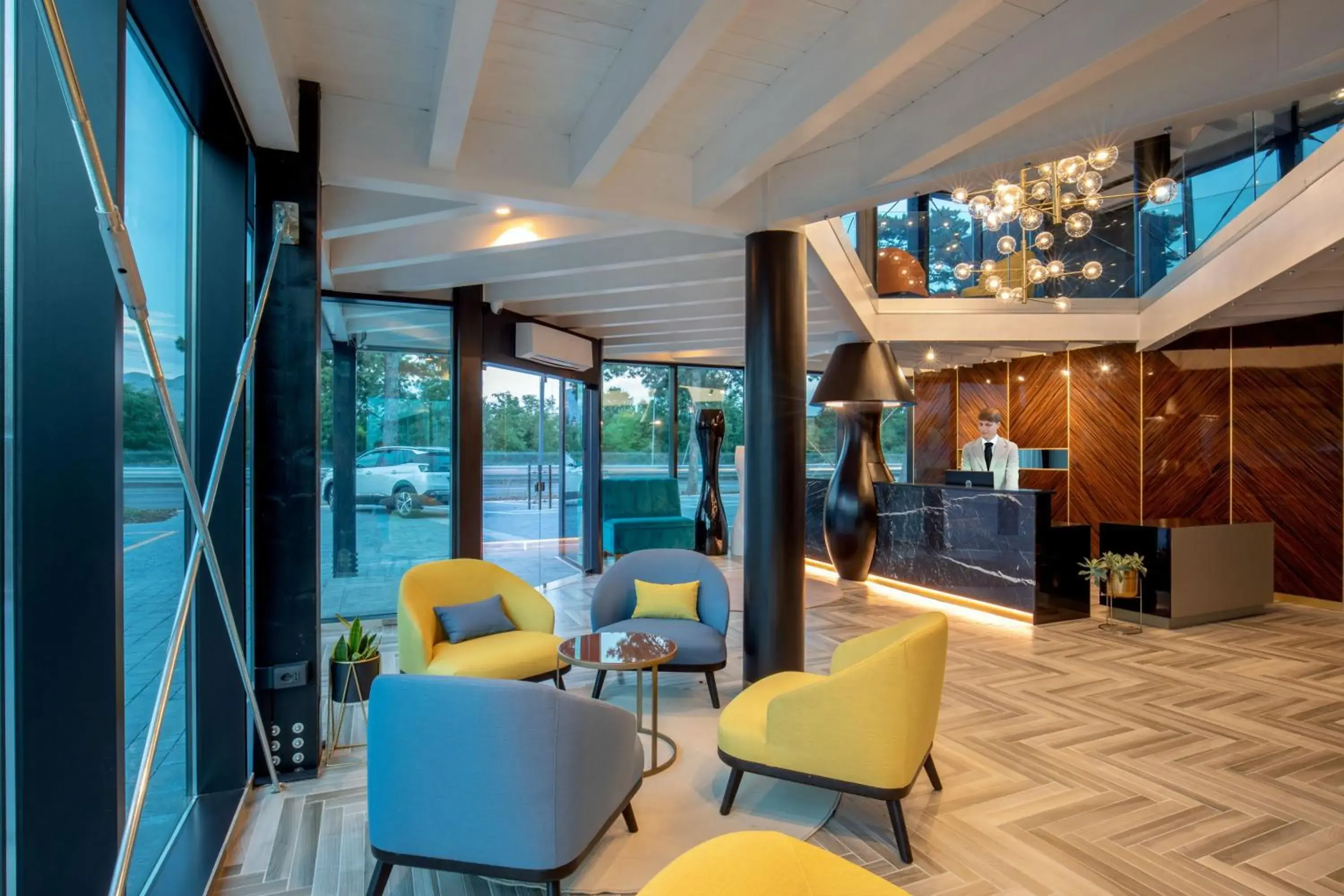 Lobby or reception in Hotel Della Piana Lobby or reception in Hotel Della Piana