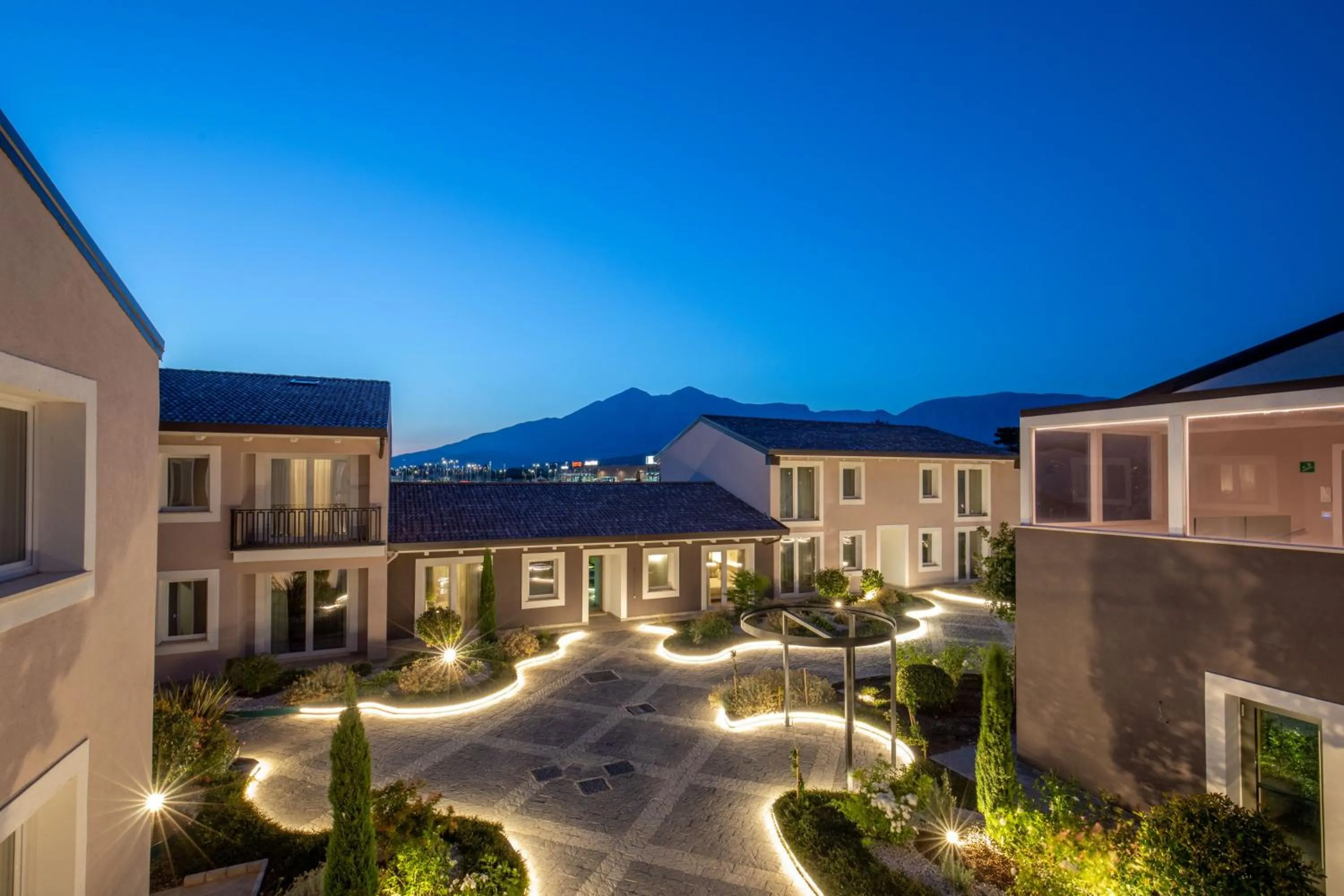 Garden view in Hotel Della Piana