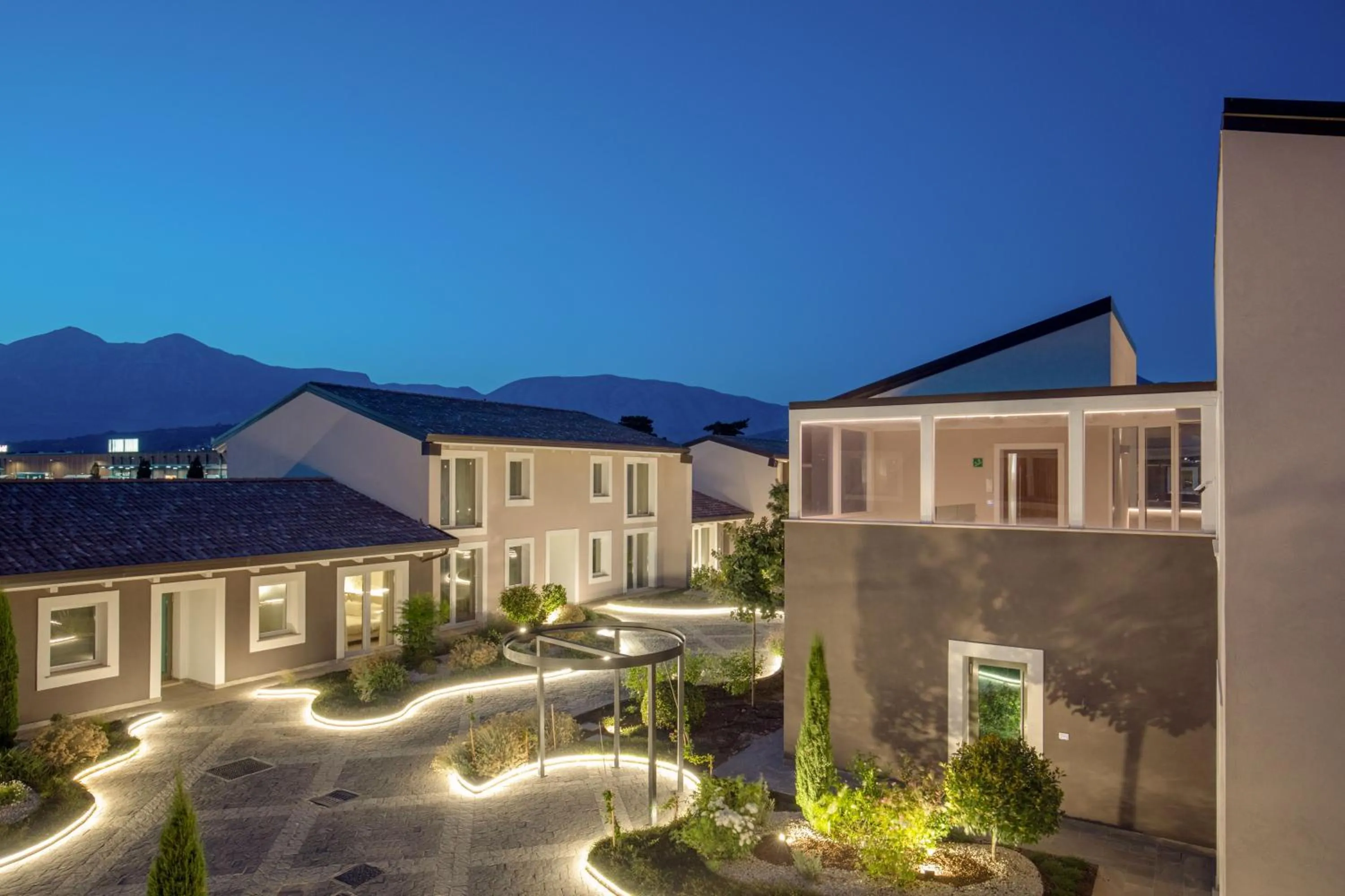 Garden view in Hotel Della Piana