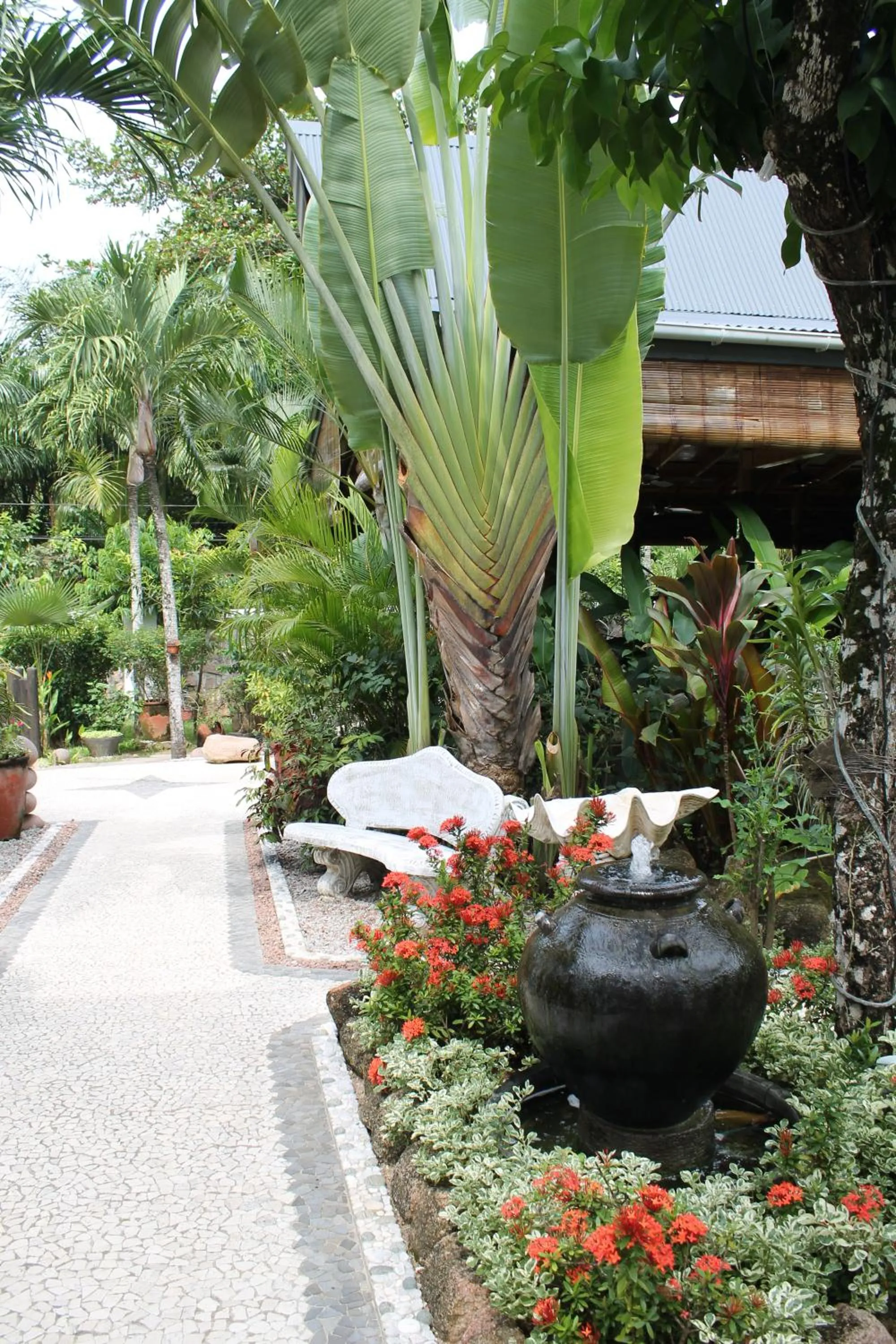 Garden in Hotel Chateau St Cloud