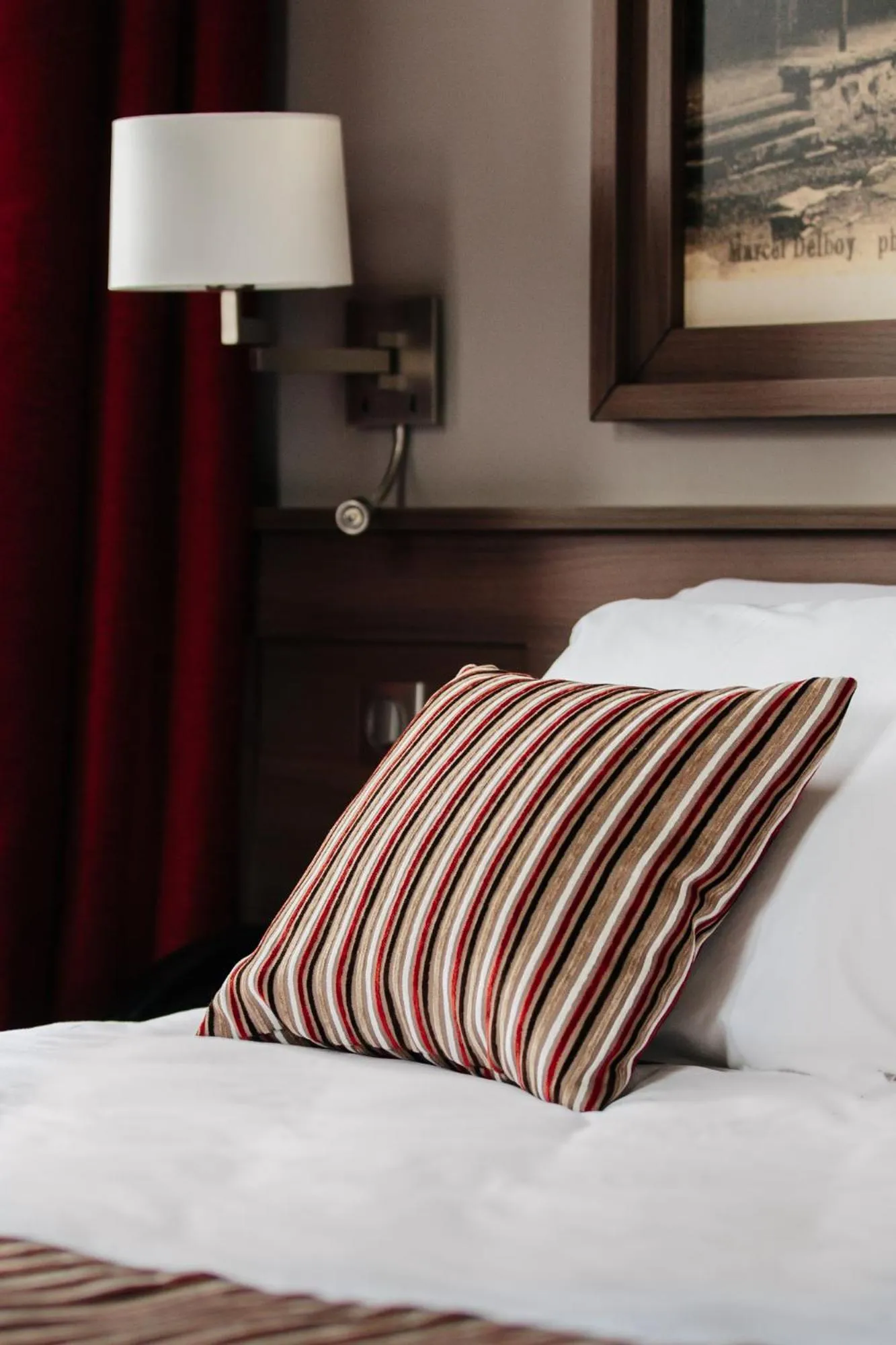 Decorative detail, Bed in Hotel-Café du Trinquet