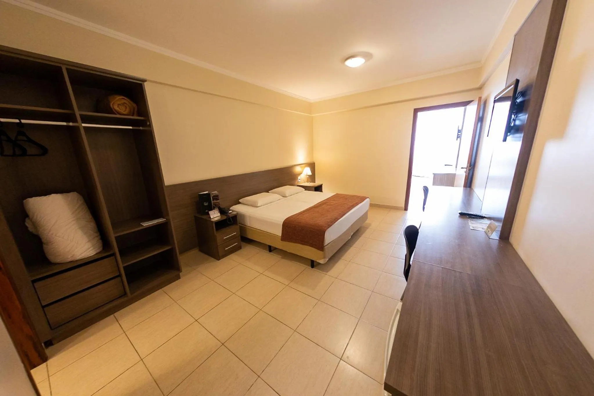 Photo of the whole room, Bed in Class Hotel Passos Rio Grande Portal da Canastra