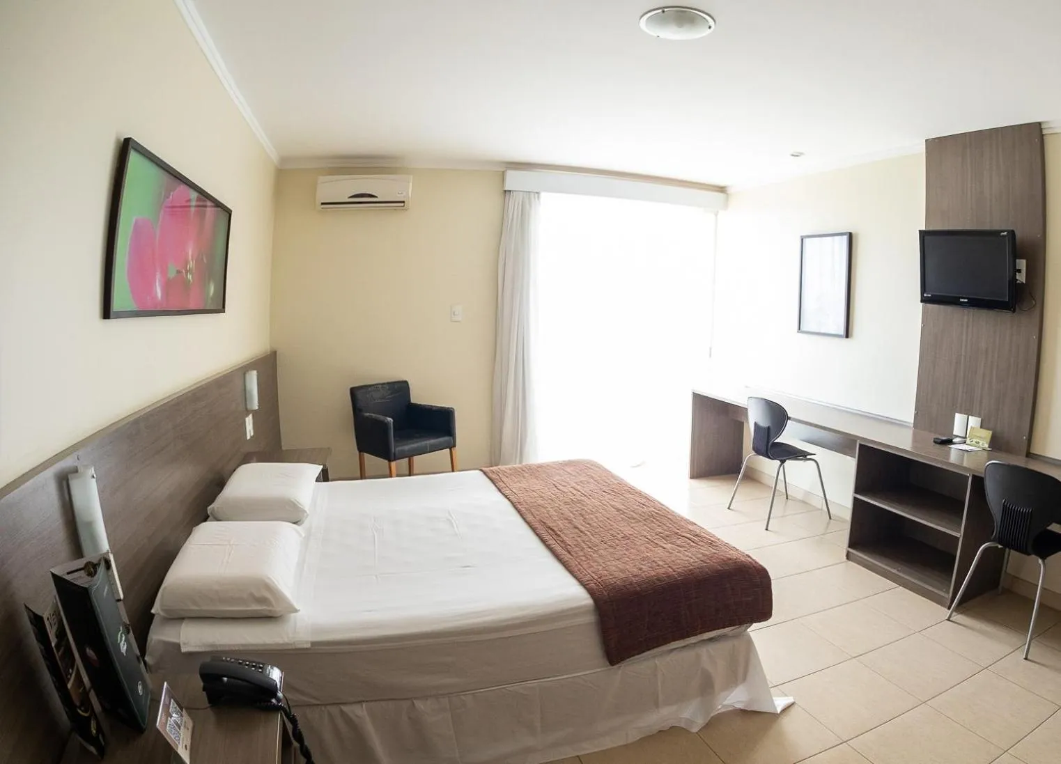 Bedroom, Bed in Class Hotel Passos Rio Grande Portal da Canastra