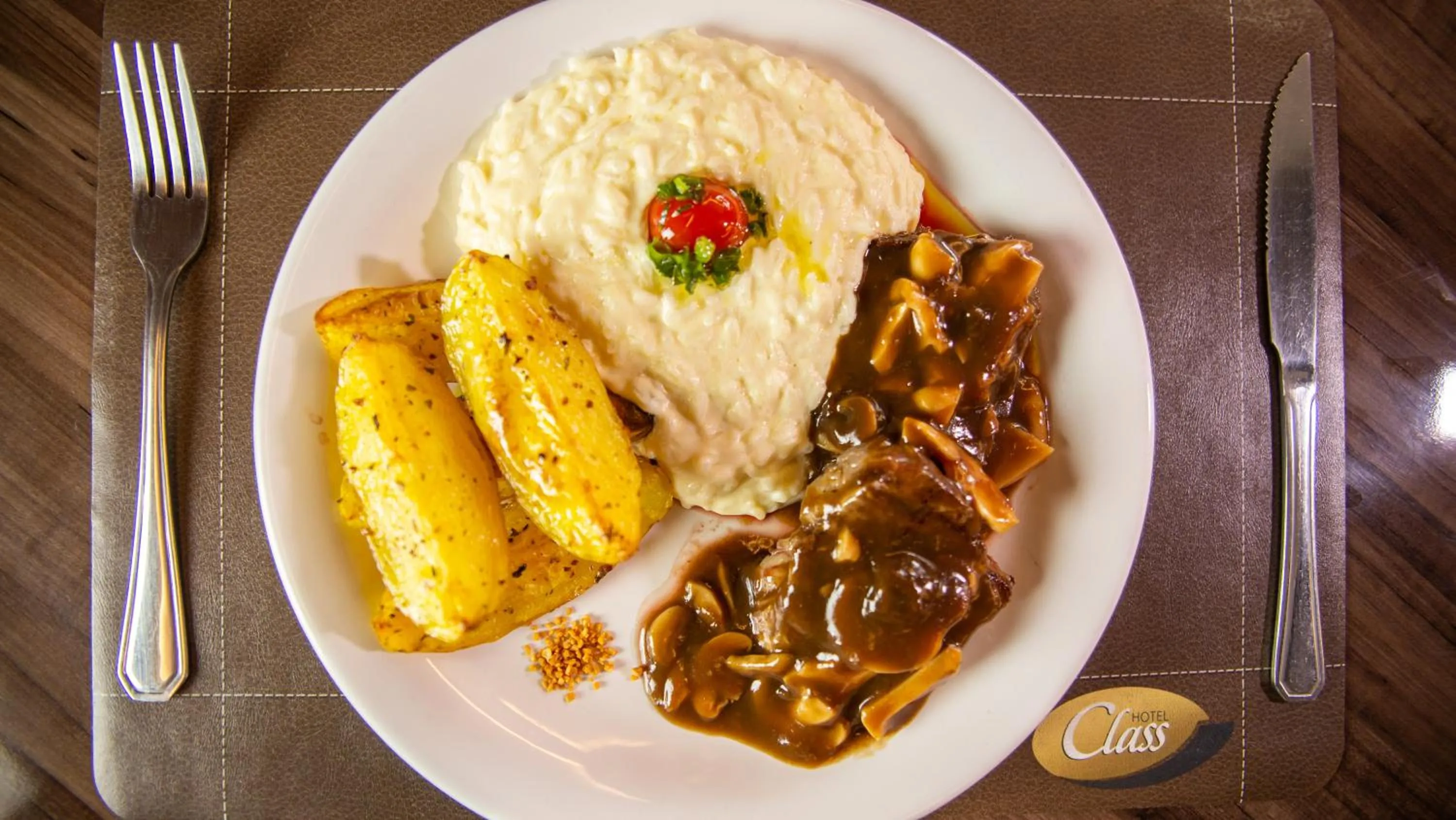 Food and drinks in Class Hotel Passos Rio Grande Portal da Canastra