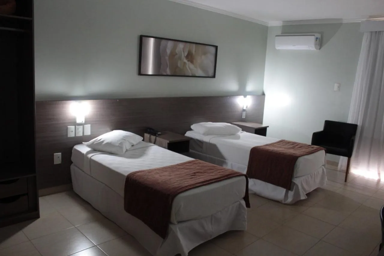 Bedroom, Bed in Class Hotel Passos Rio Grande Portal da Canastra