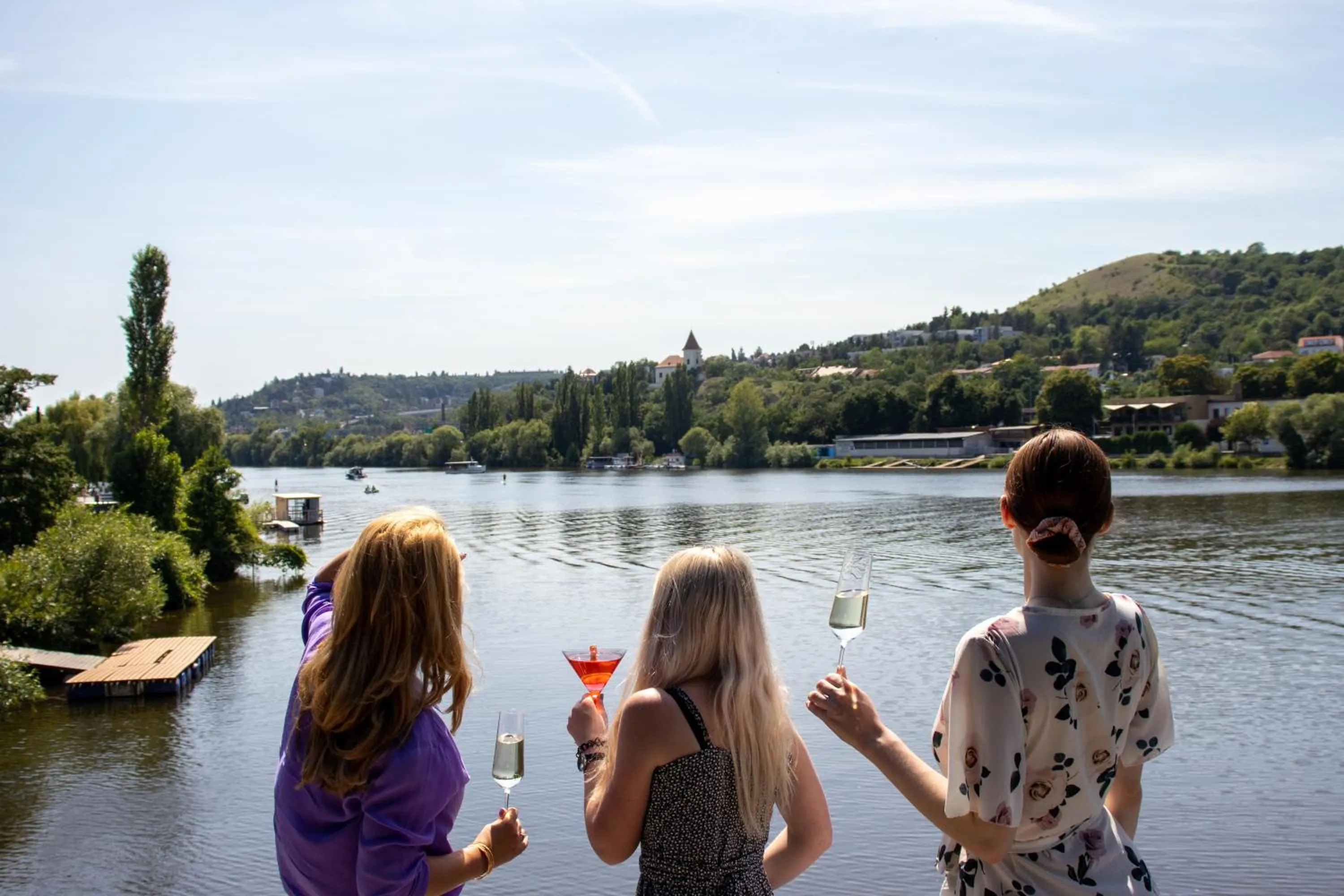 People in Botel Racek