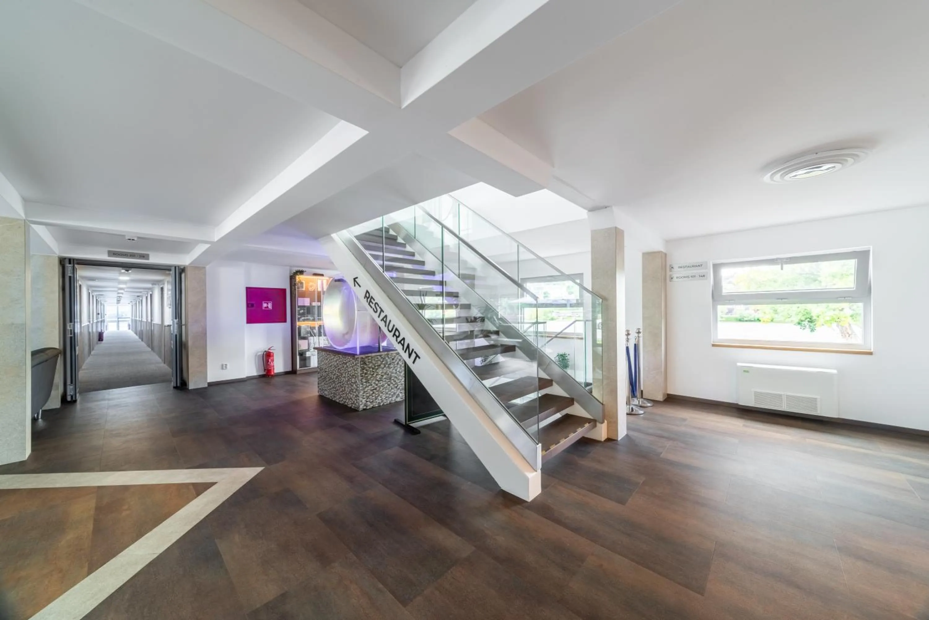 Lobby or reception in Botel Racek