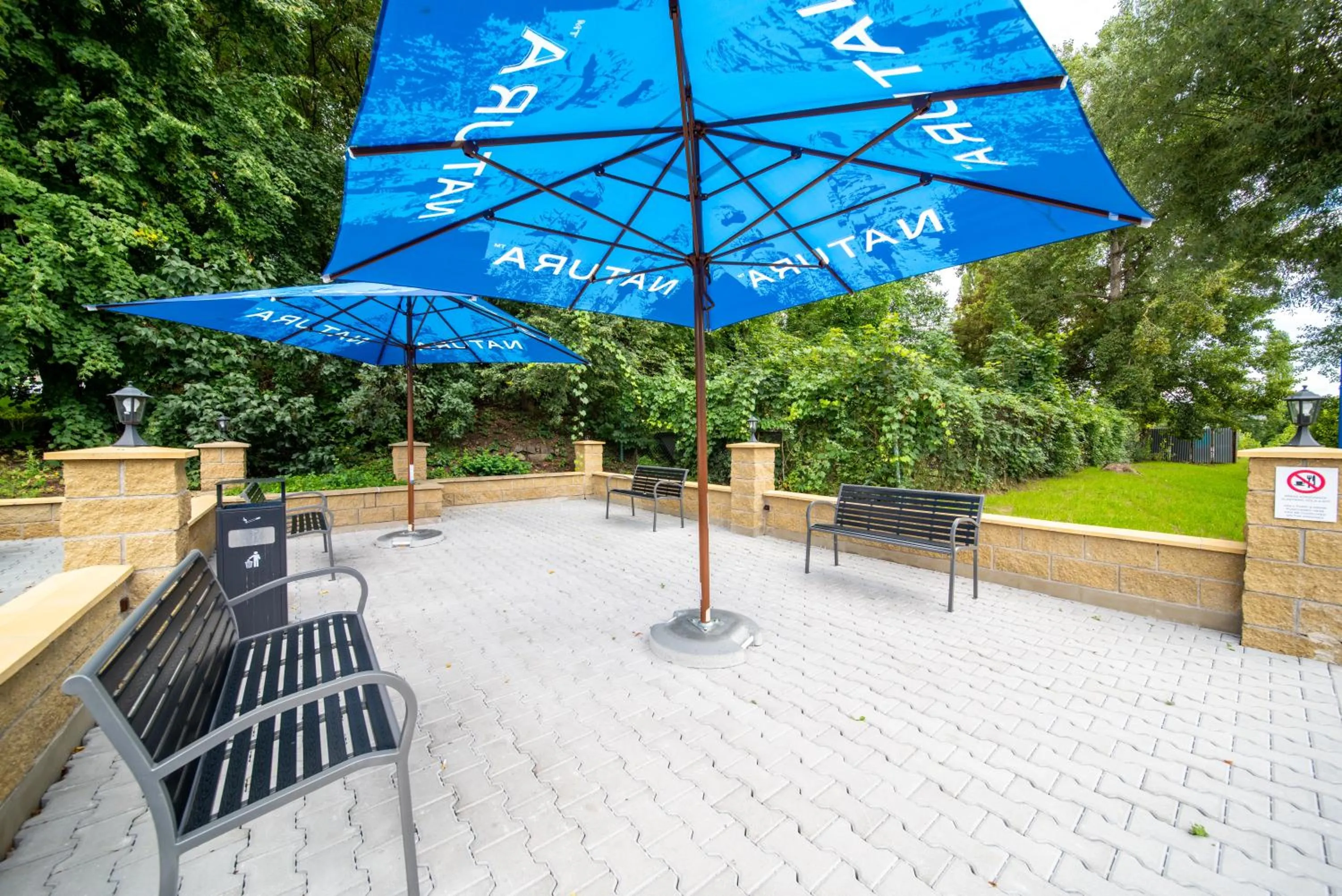 Garden view in Botel Racek