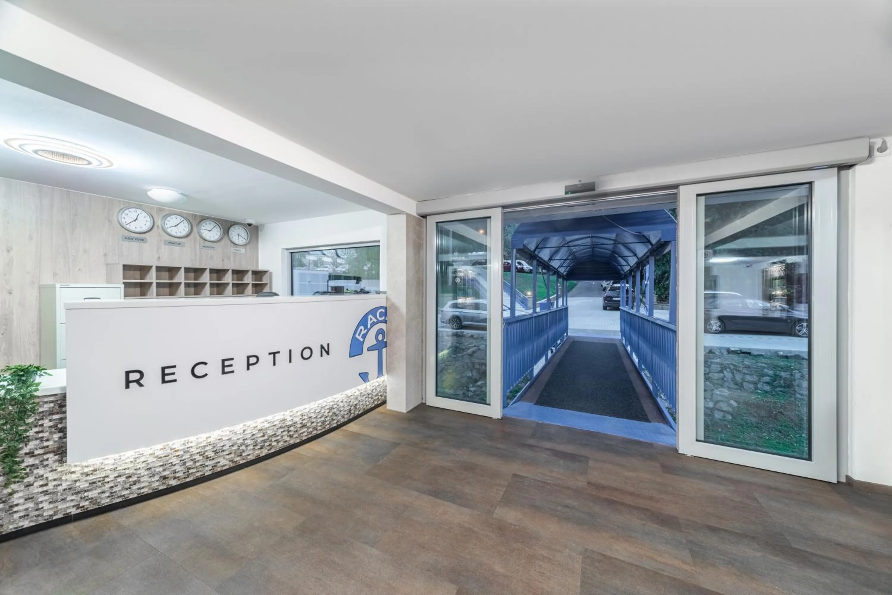 Lobby or reception in Botel Racek