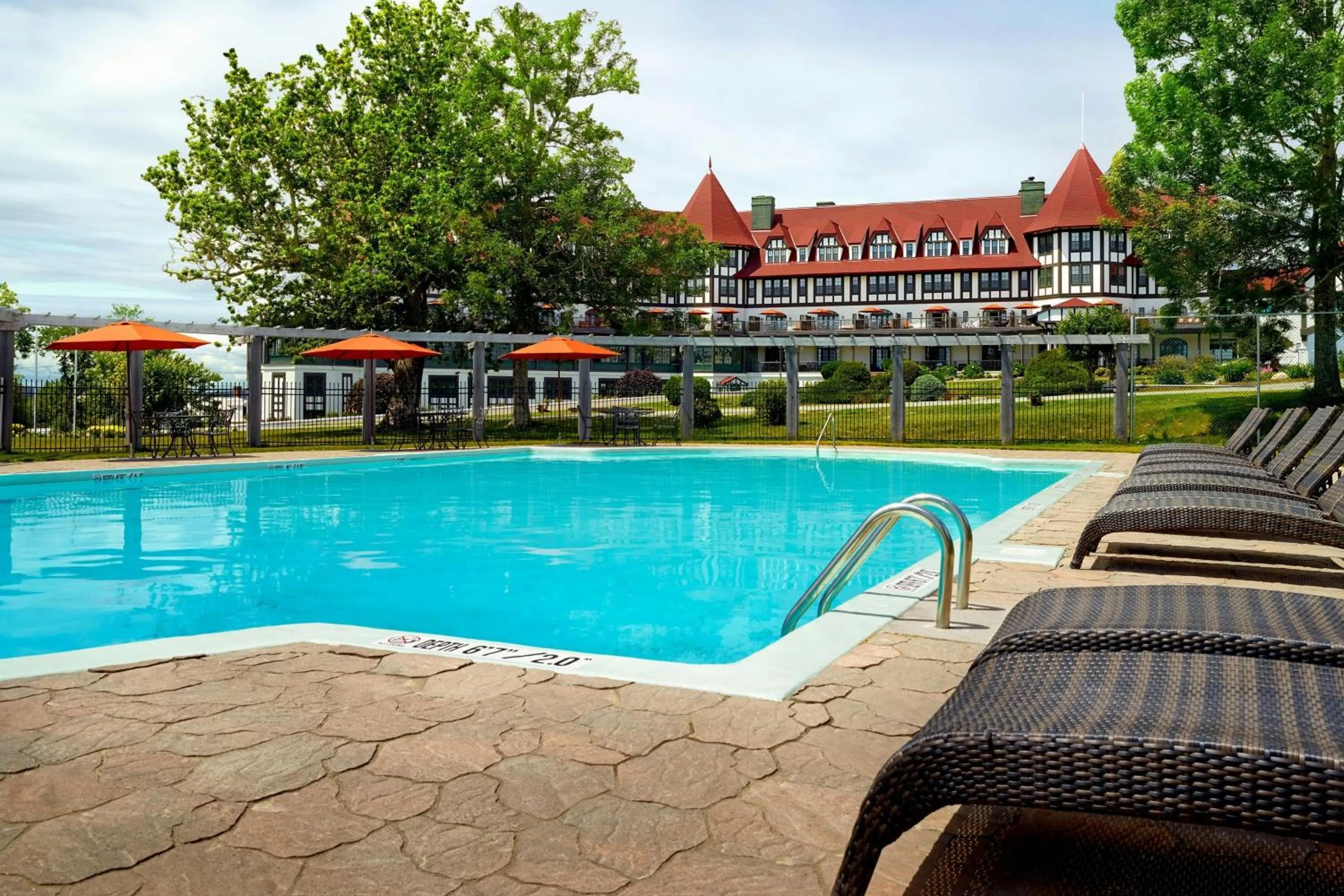 Swimming pool in The Algonquin Resort St. Andrews by-the-Sea, Autograph Collection