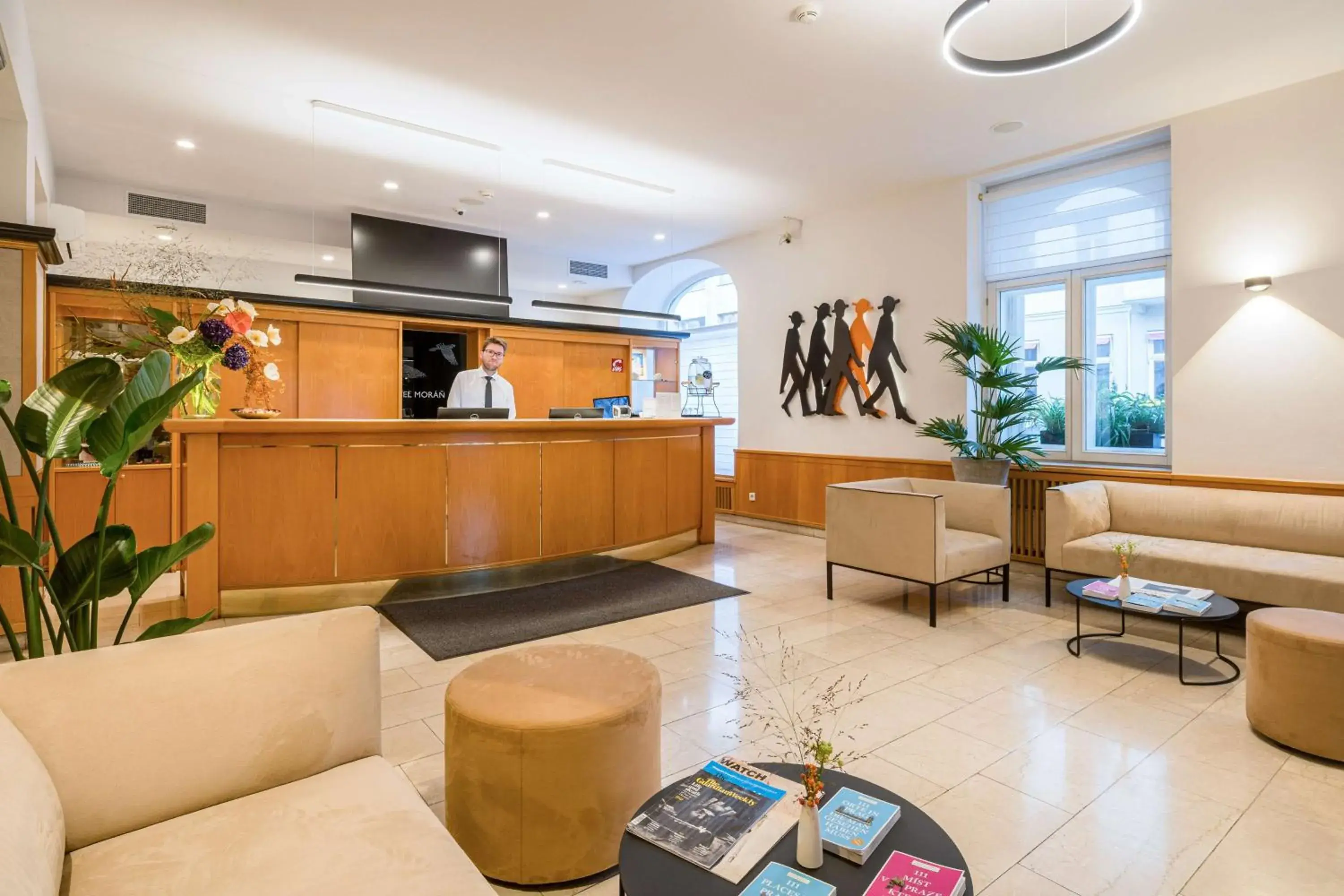 Lobby or reception in Best Western Hotel Moran Lobby or reception in Best Western Hotel Moran